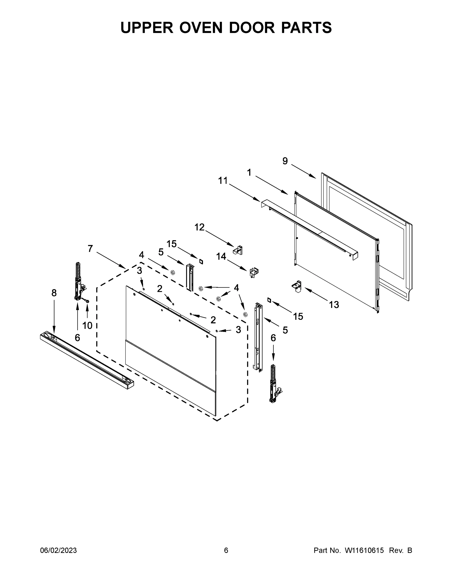 04 - UPPER OVEN DOOR PARTS