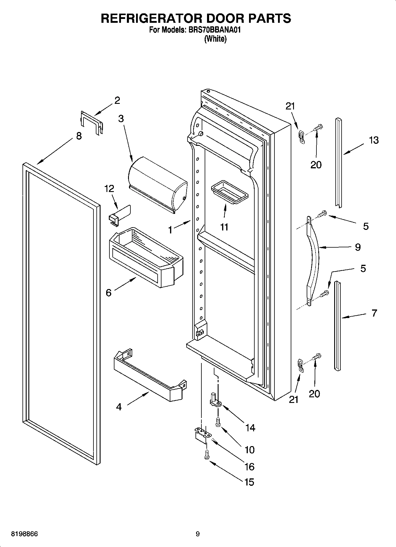 06 - REFRIGERATOR DOOR PARTS