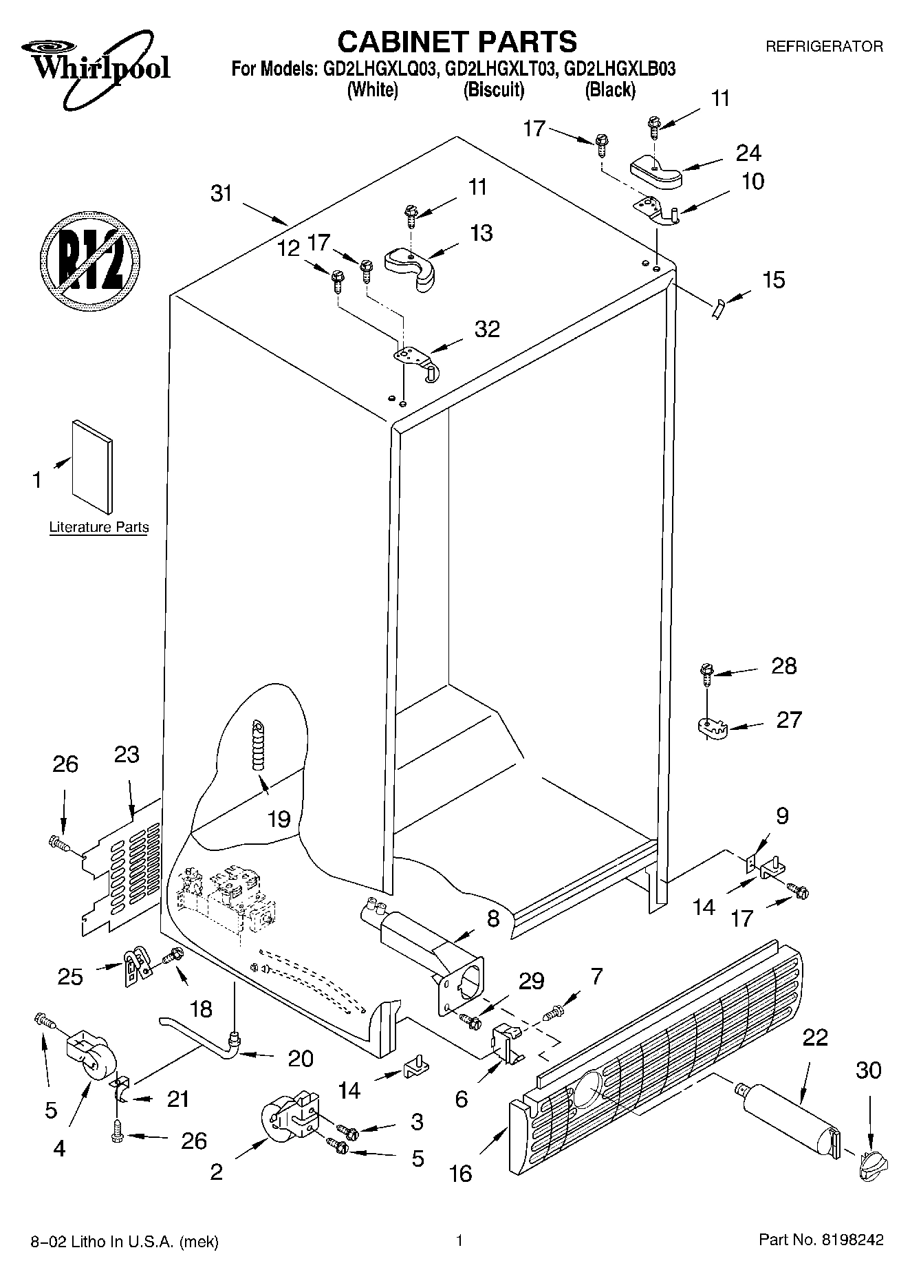 01 - CABINET, LITERATURE