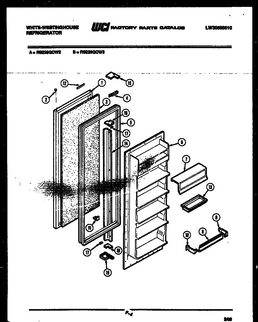 03 - REFRIGERATOR DOOR PARTS