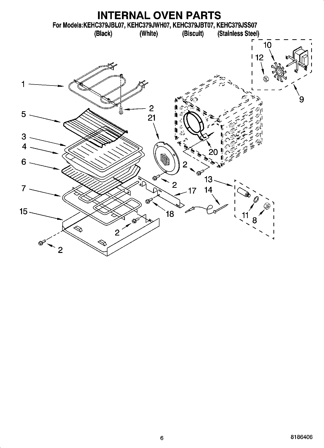 05 - INTERNAL OVEN PARTS