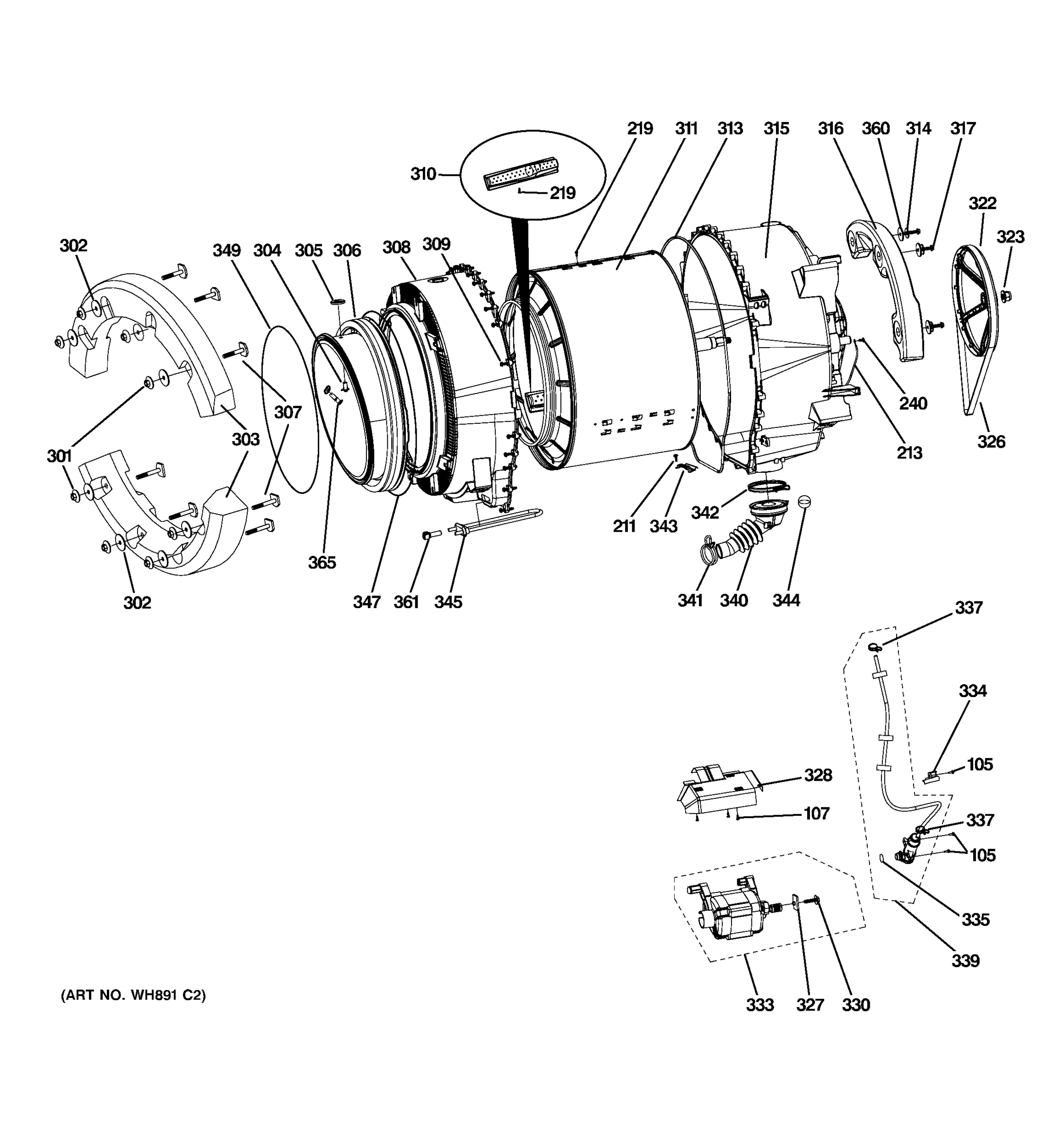 TUB & MOTOR