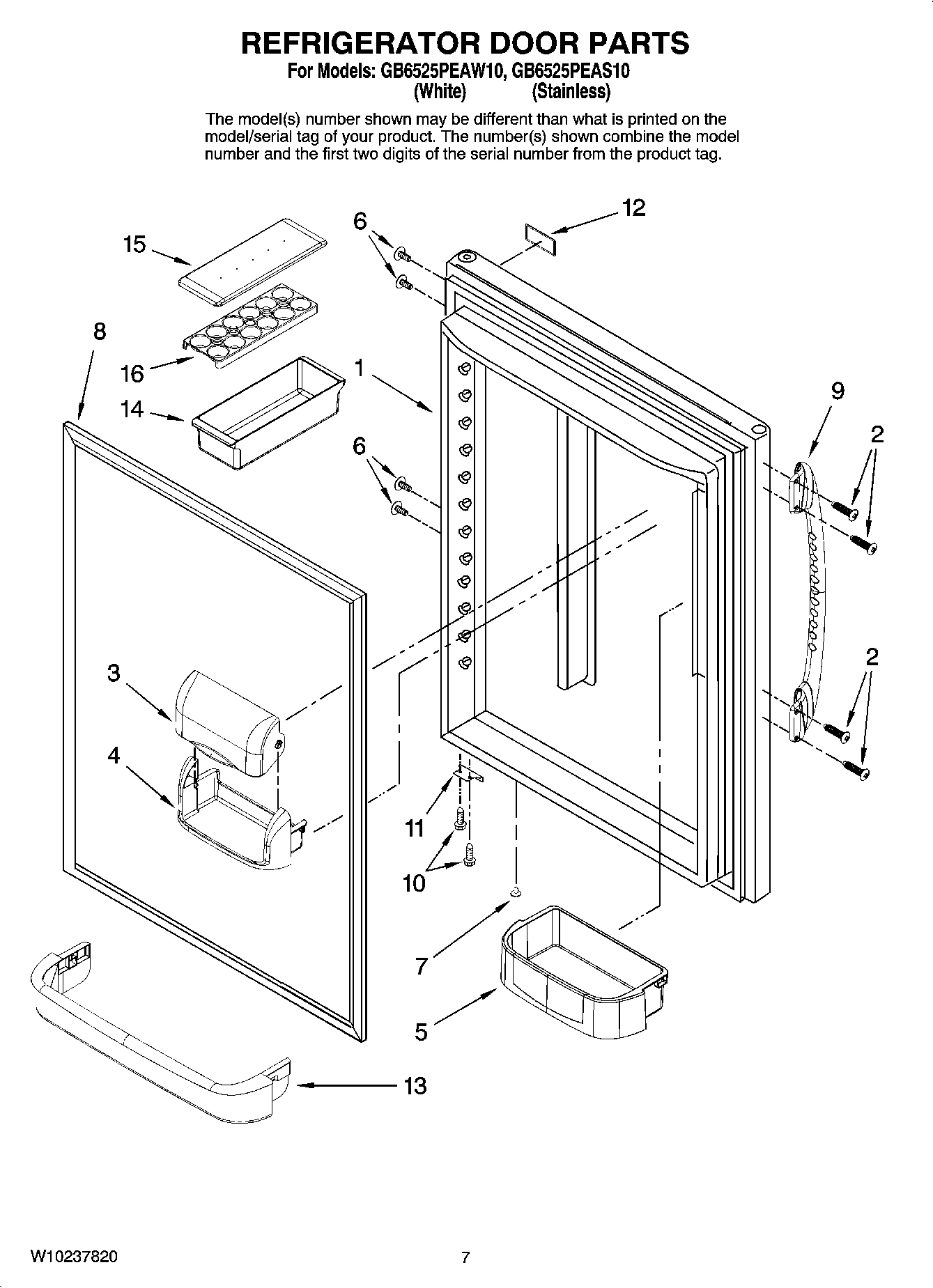 05 - REFRIGERATOR DOOR PARTS