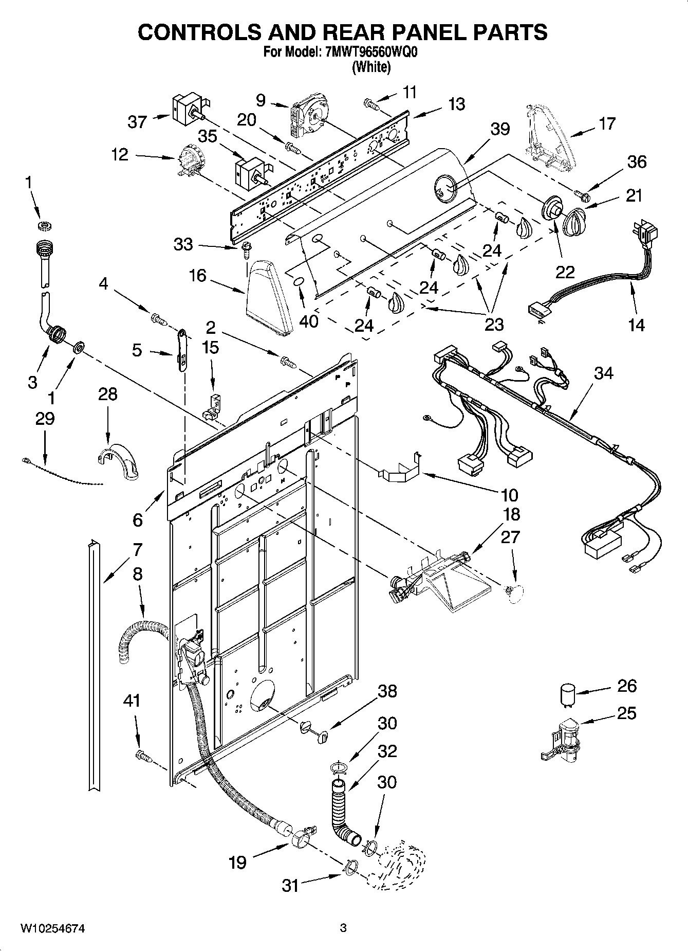 02 - CONTROLS AND REAR PANEL PARTS