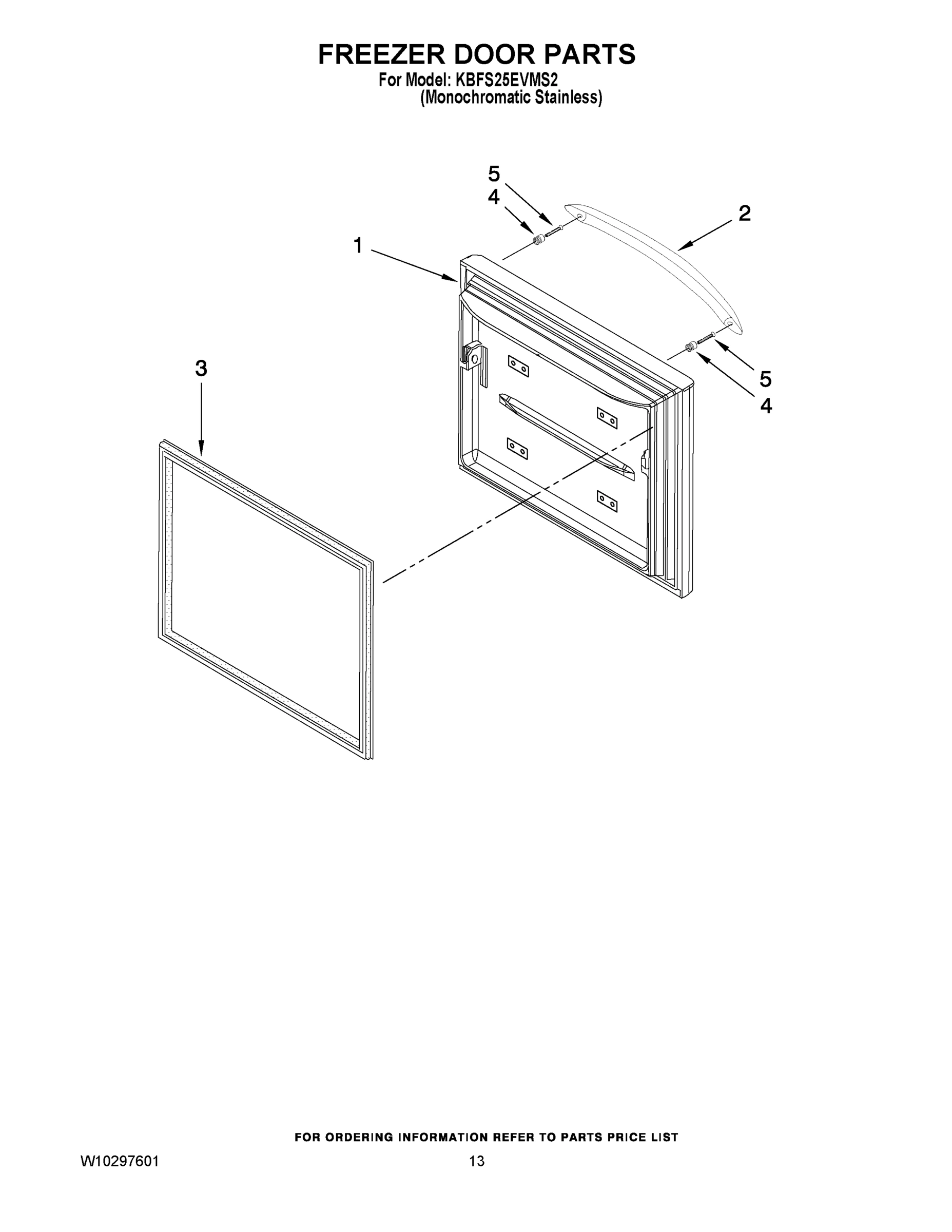 07 - FREEZER DOOR PARTS