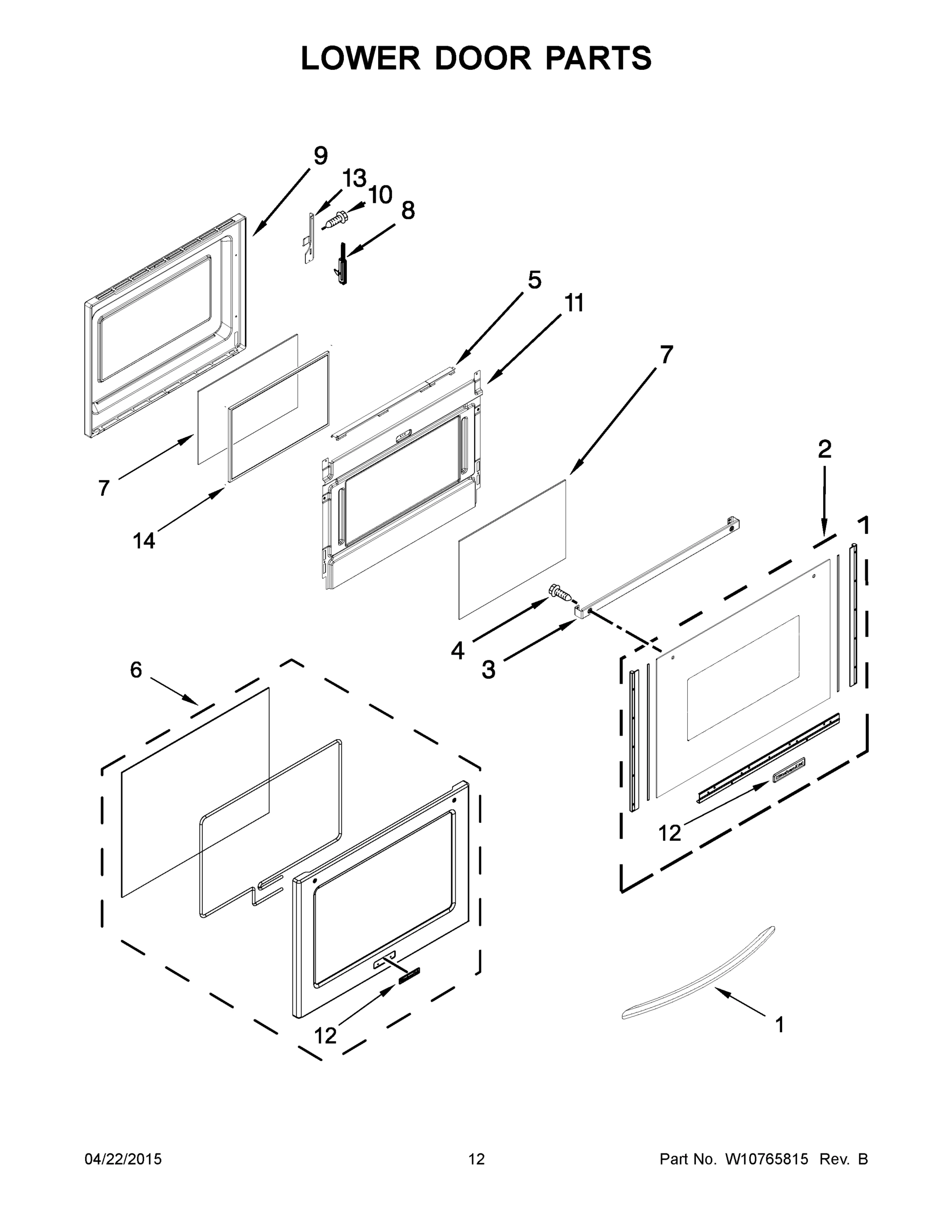 07 - LOWER DOOR PARTS