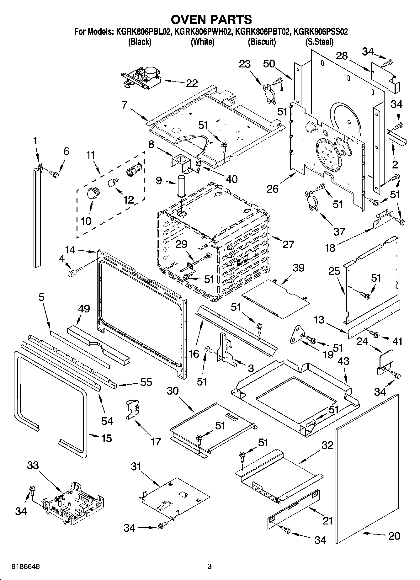 02 - OVEN PARTS
