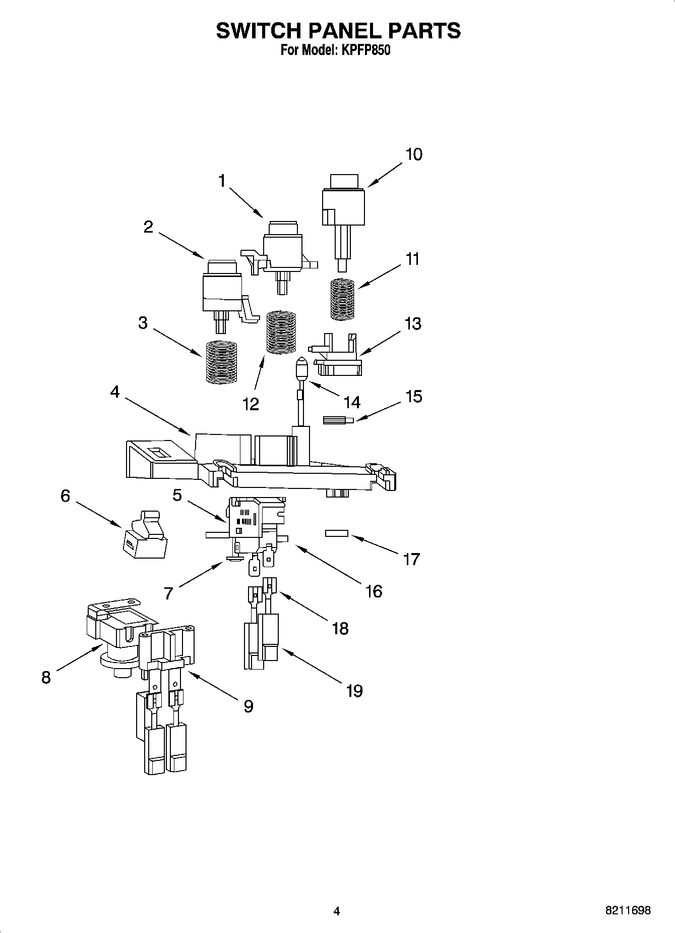 04 - SWITCH PANEL PARTS