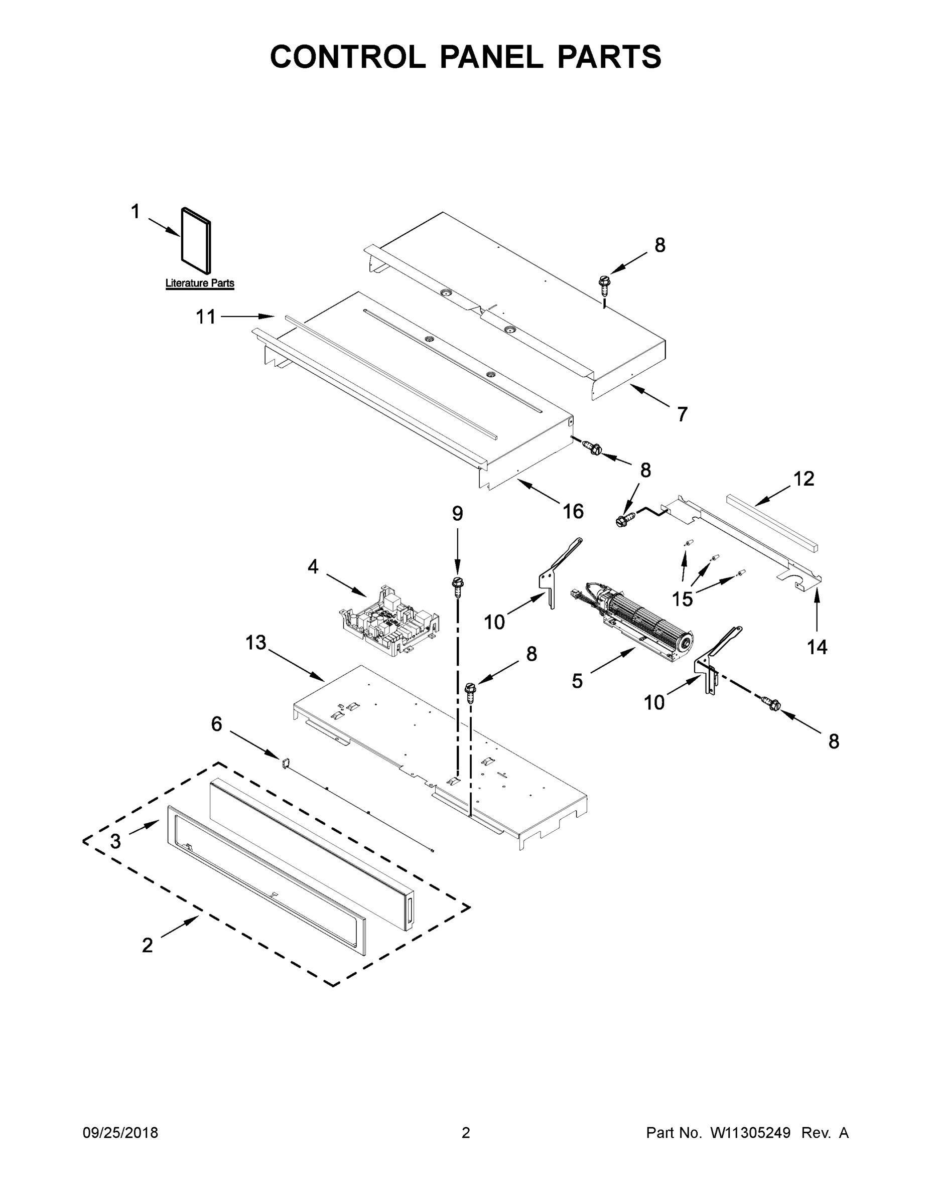 02 - CONTROL PANEL PARTS