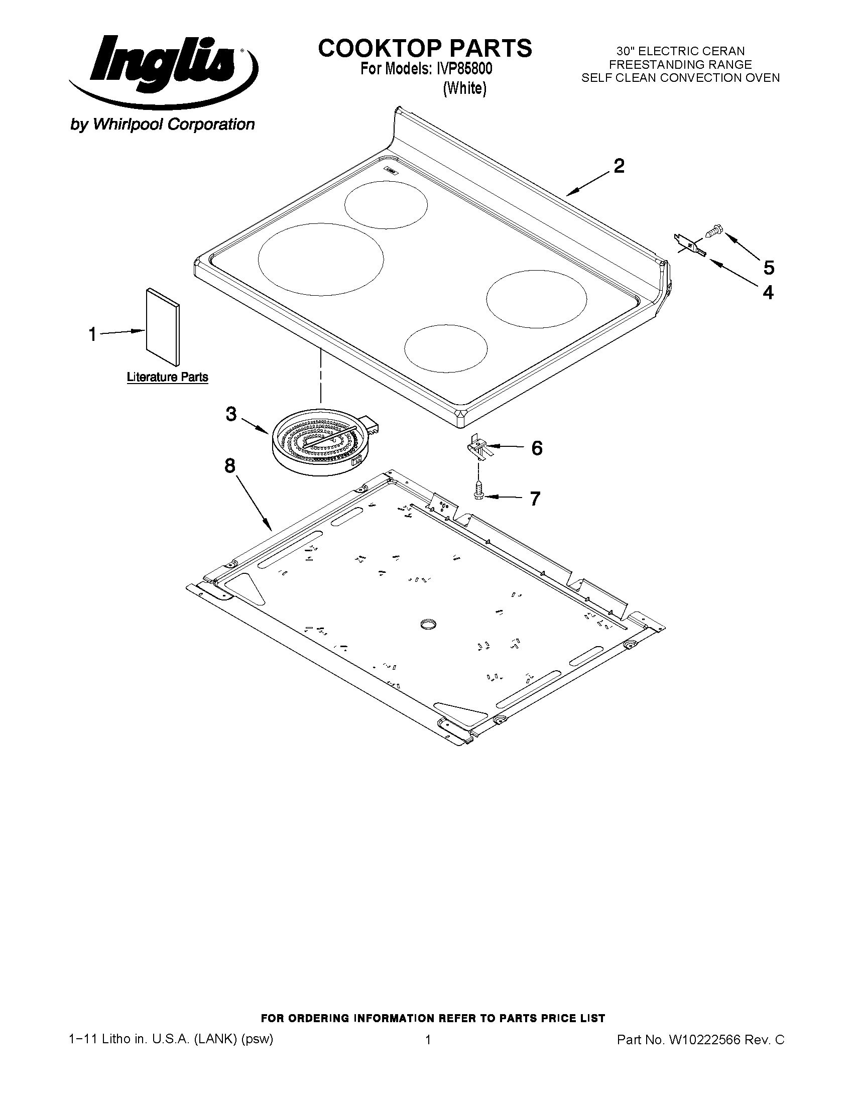 01 - COOKTOP PARTS