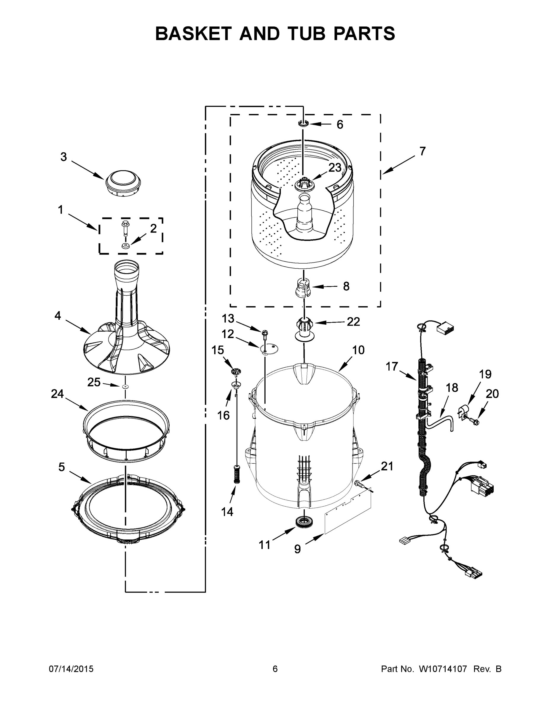 04 - BASKET AND TUB PARTS