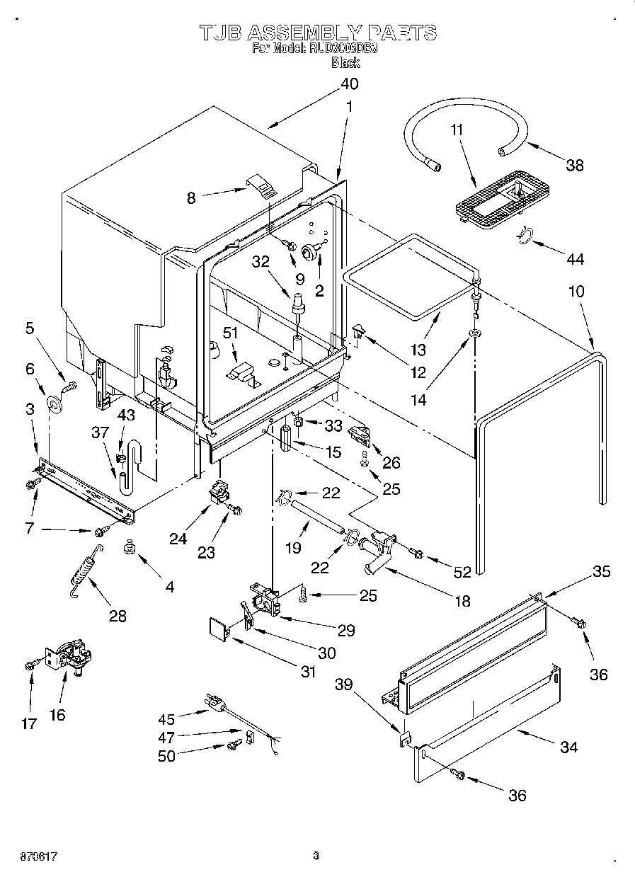 03 - TUB ASSEMBLY