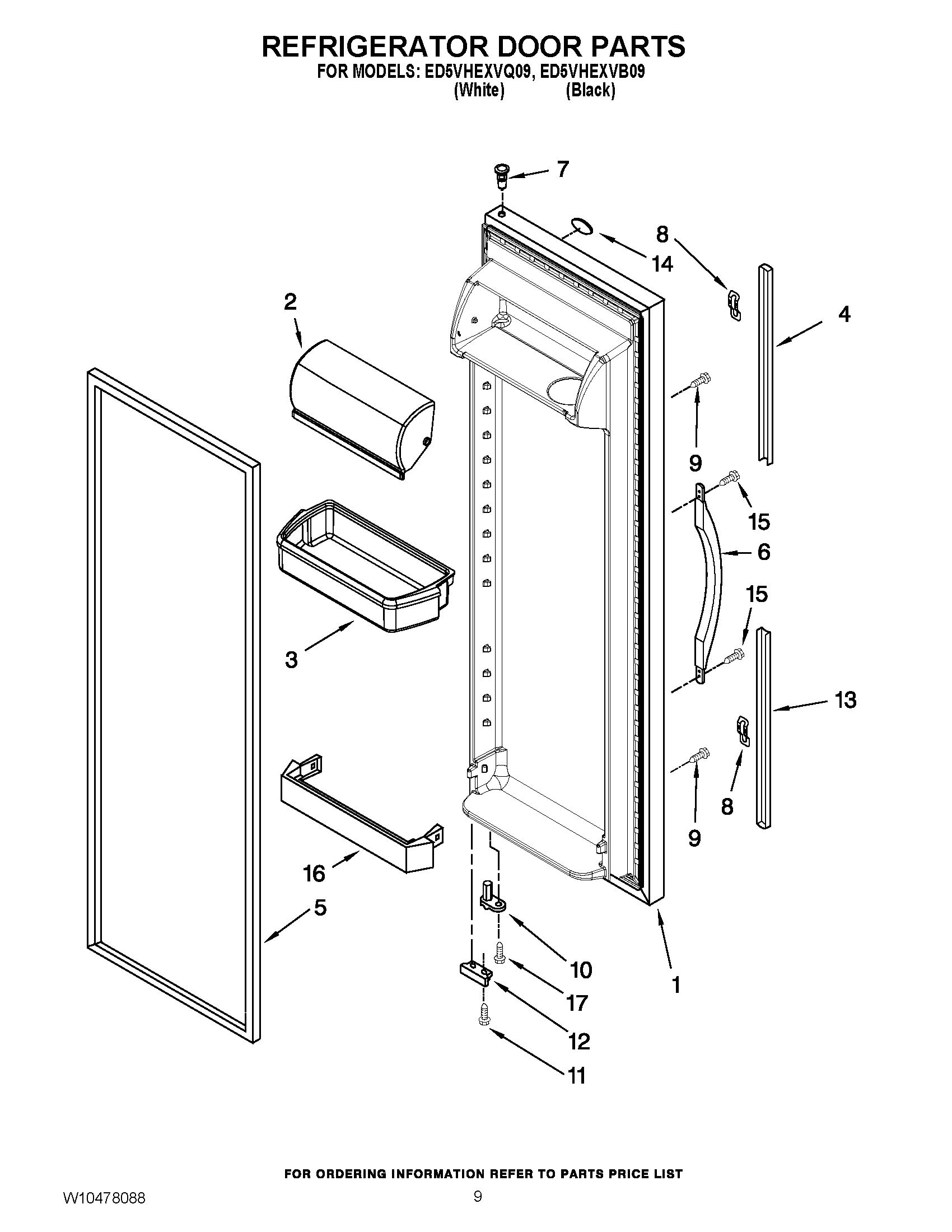 06 - REFRIGERATOR DOOR PARTS