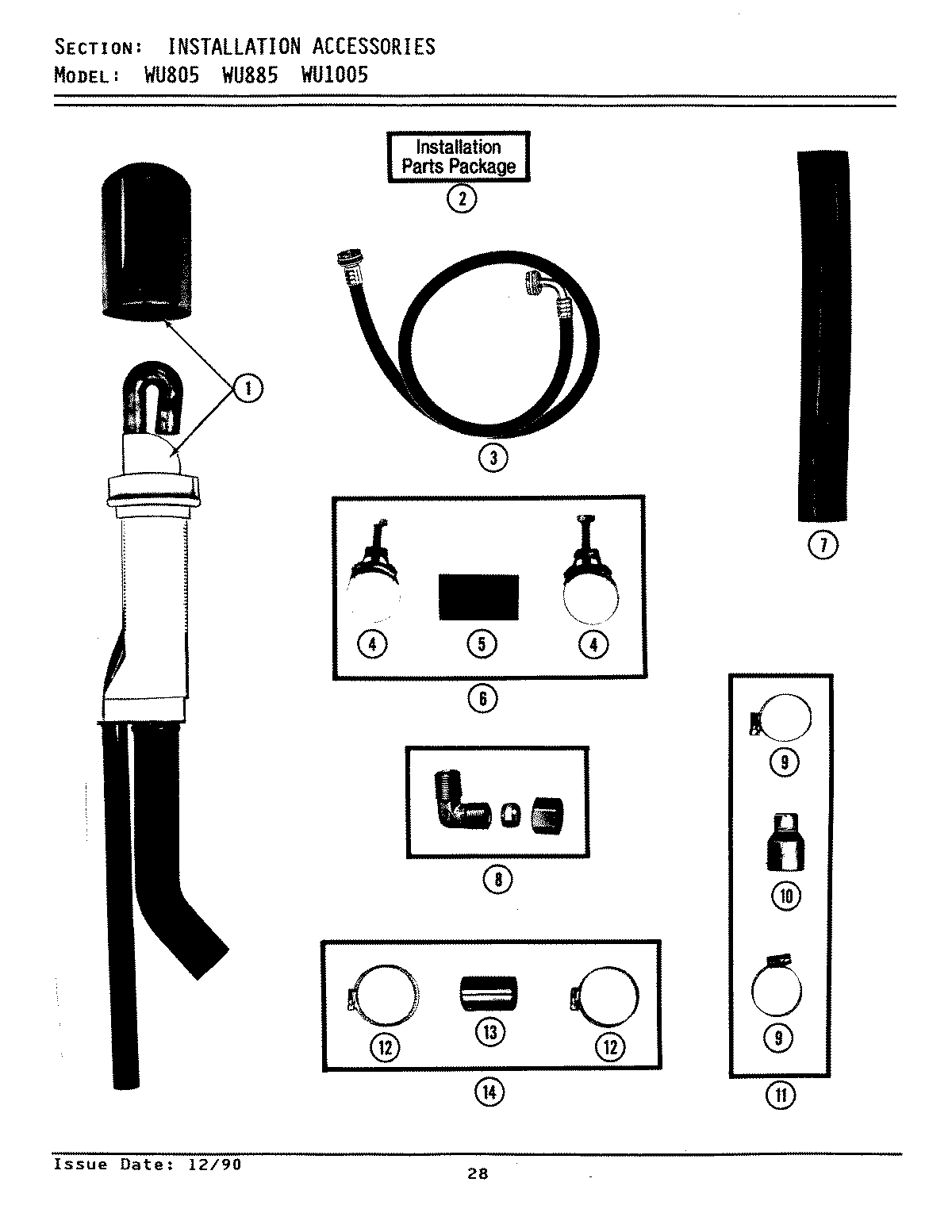 05 - INSTALLATION ACCESSORIES (WU1005)