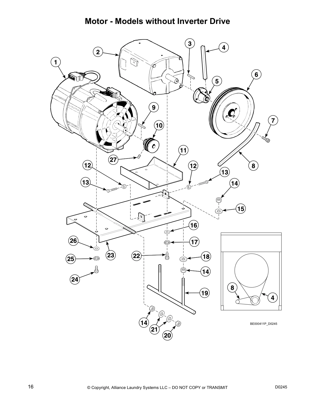 Motor - Models without Inverter Drive