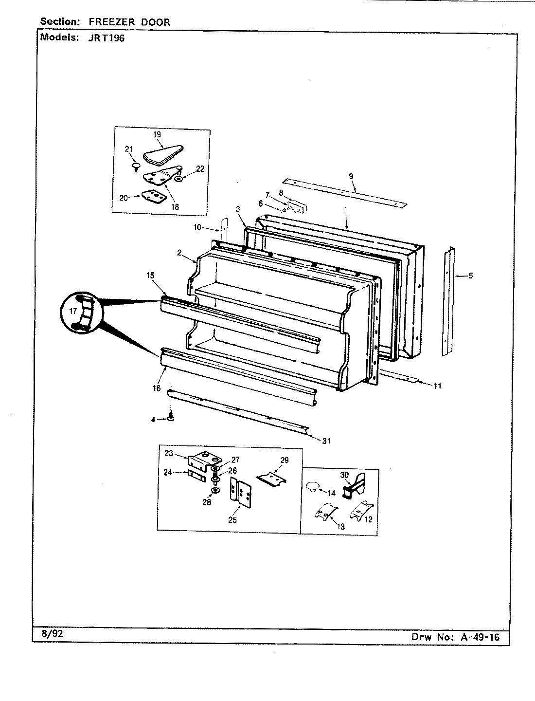 02 - FREEZER DOOR