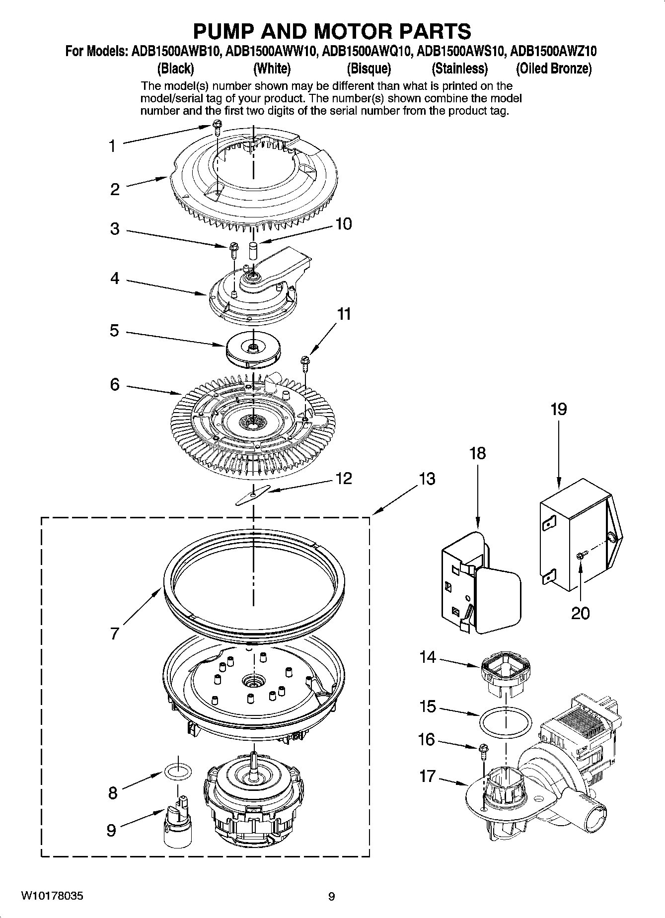 08 - PUMP AND MOTOR PARTS
