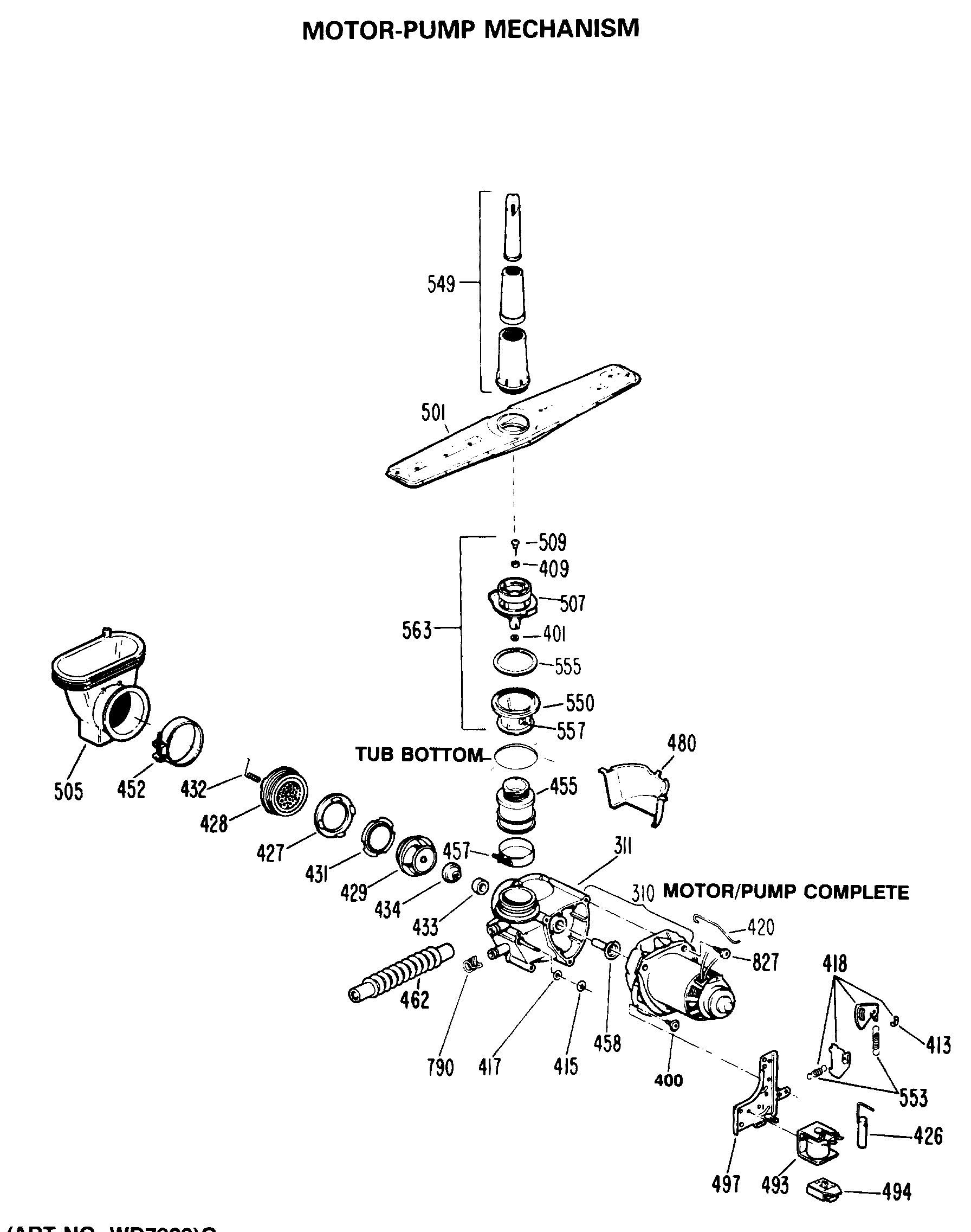 MOTOR-PUMP MECHANISM
