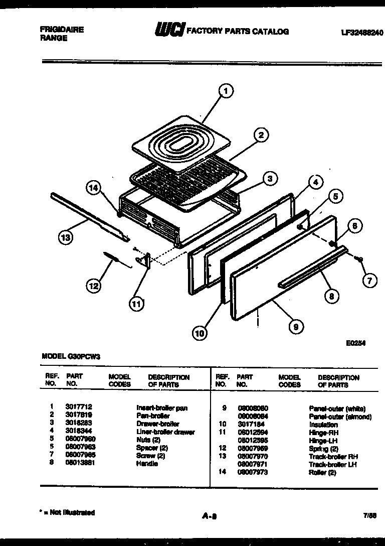06 - BROILER DRAWER PARTS