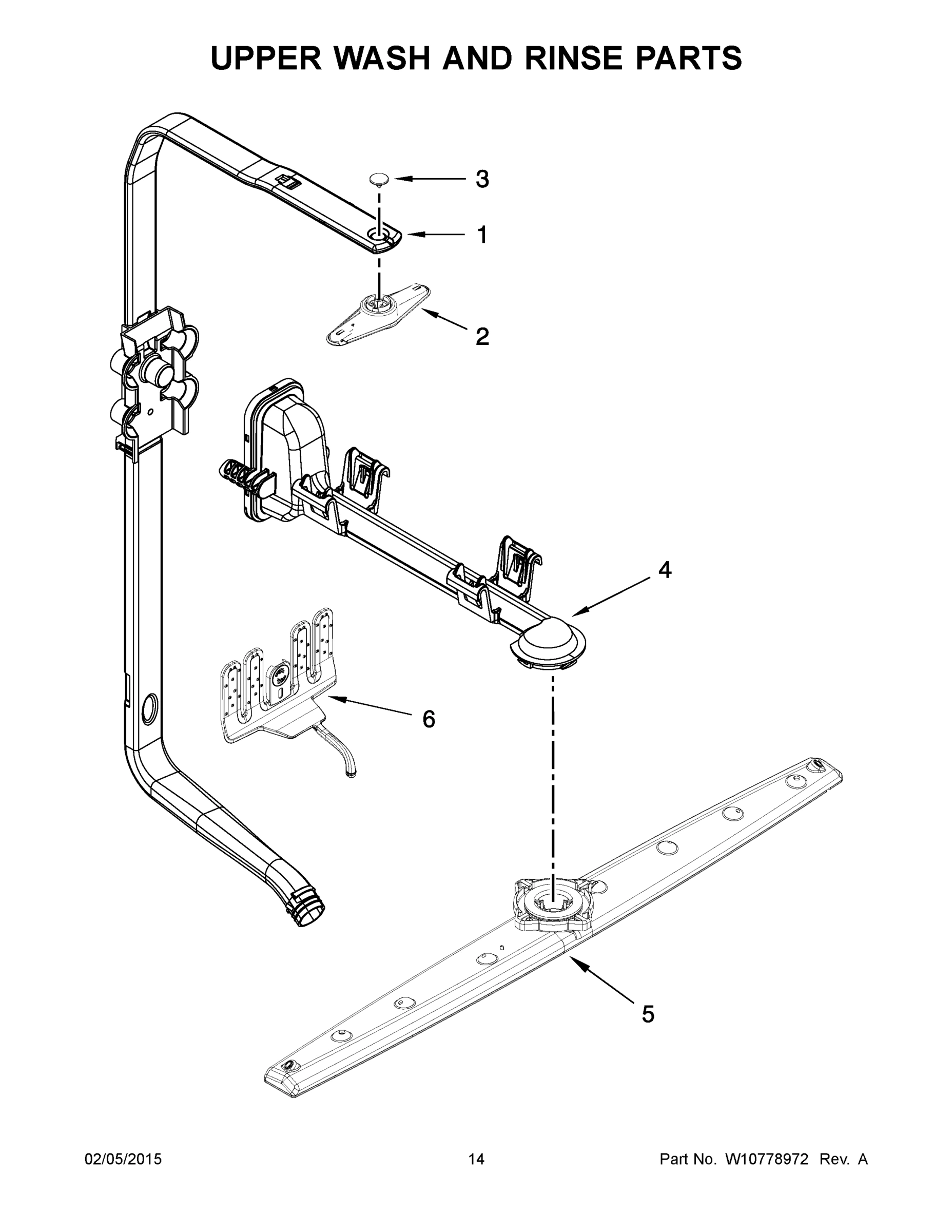 08 - UPPER WASH AND RINSE PARTS