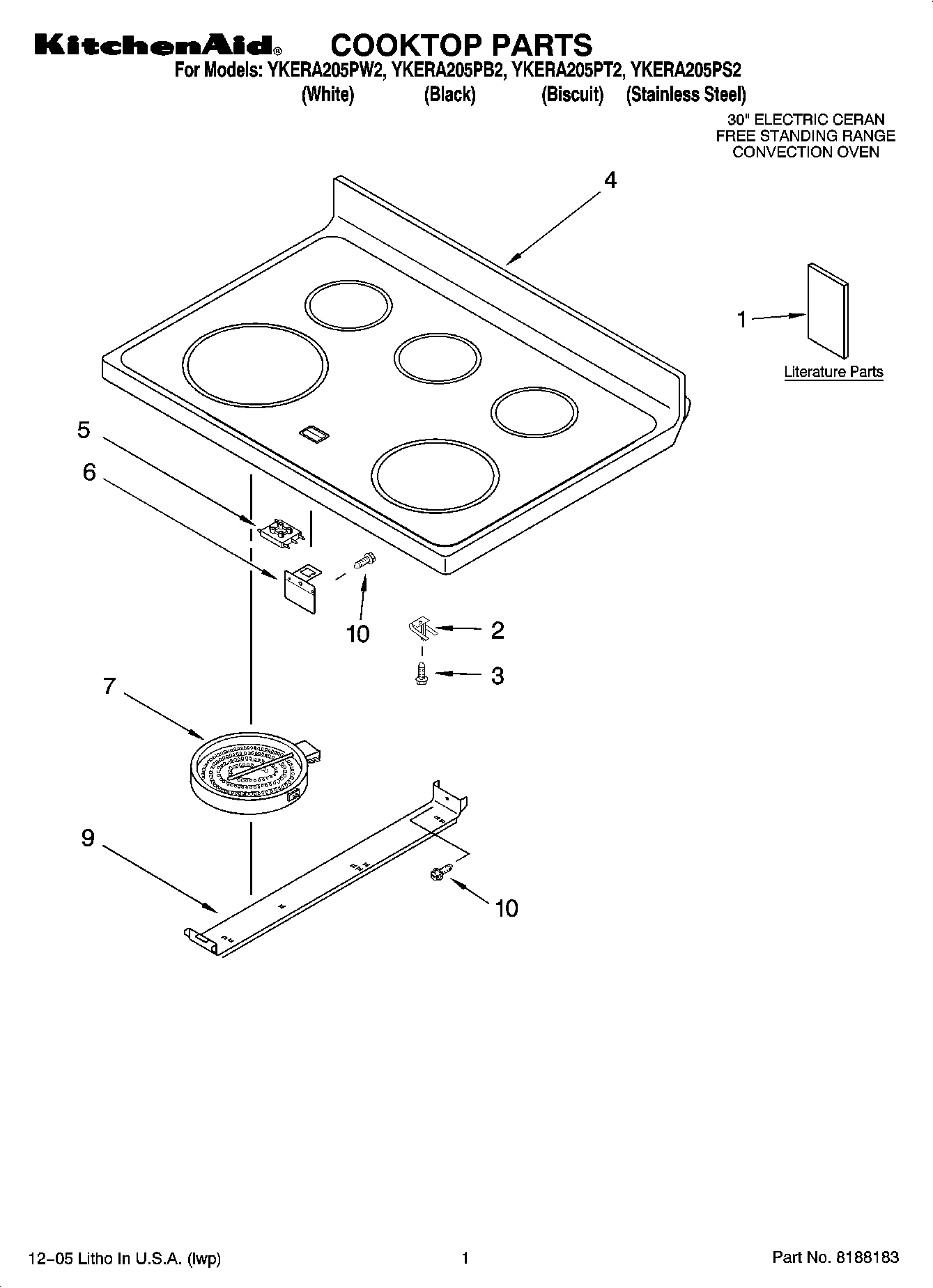 01 - COOKTOP PARTS