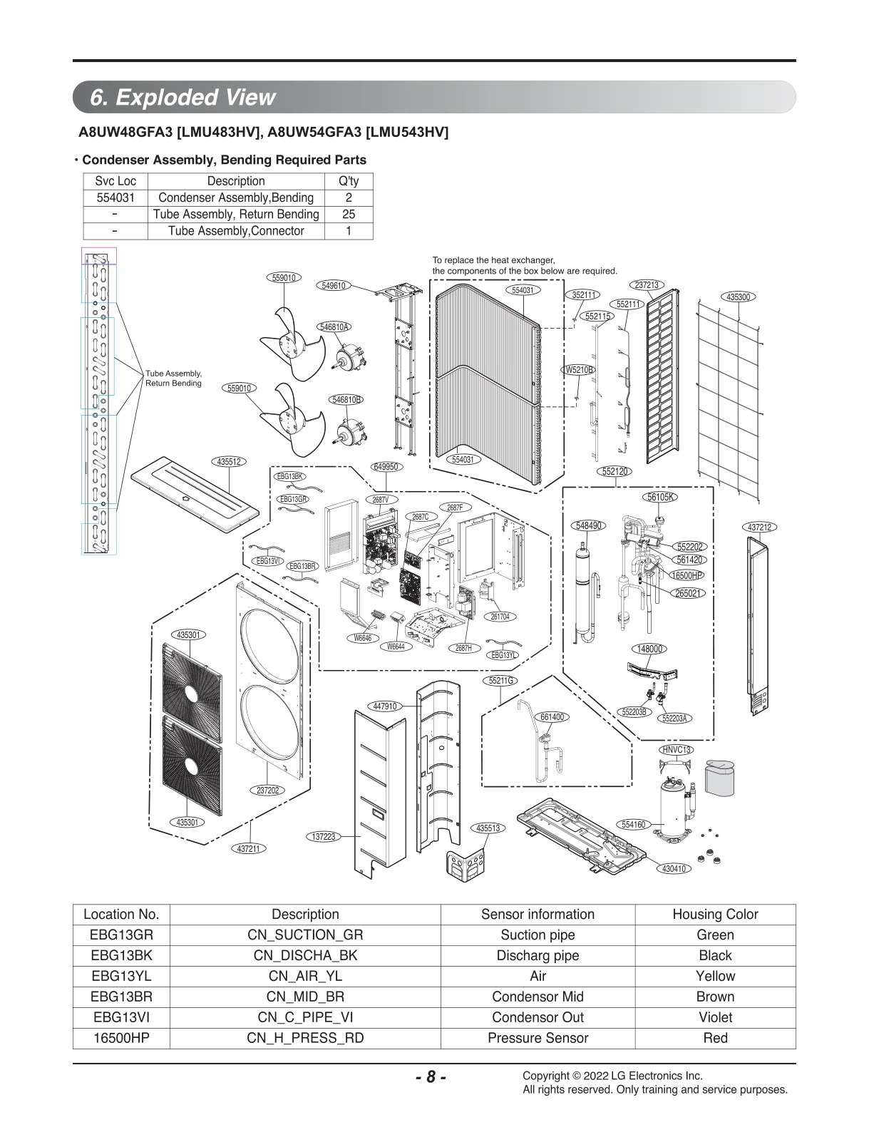 CONDENSER TOTAL ASSEMBLY