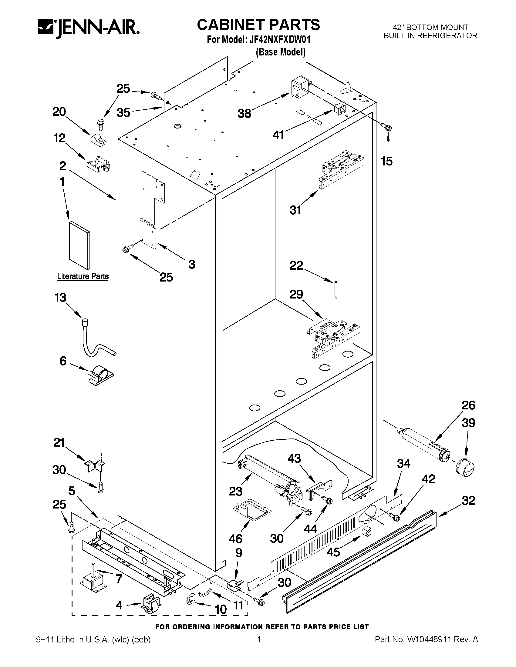 01 - CABINET PARTS