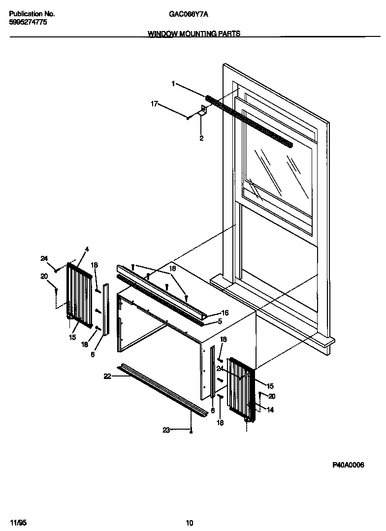06 - WINDOW MOUNTING PARTS