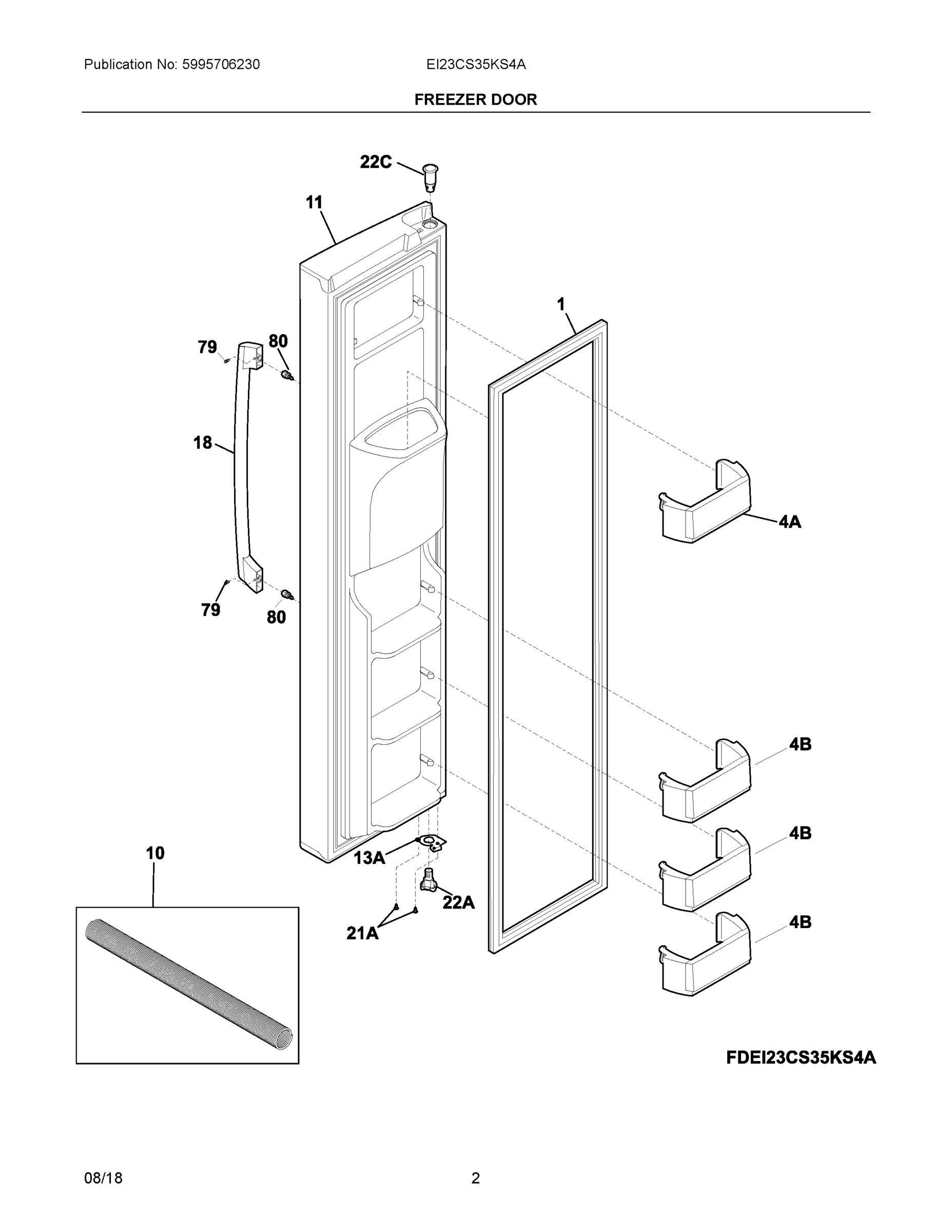 02 - FREEZER DOOR
