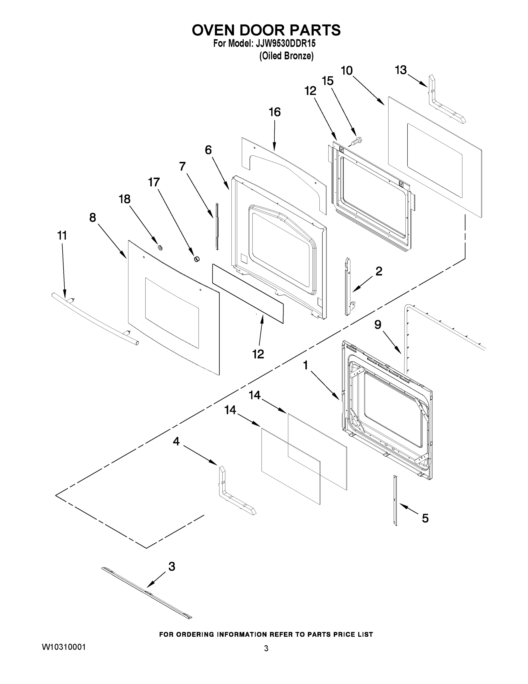 02 - OVEN DOOR PARTS