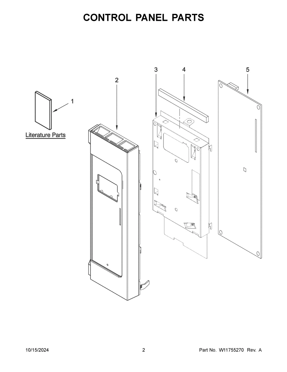 02 - CONTROL PANEL PARTS