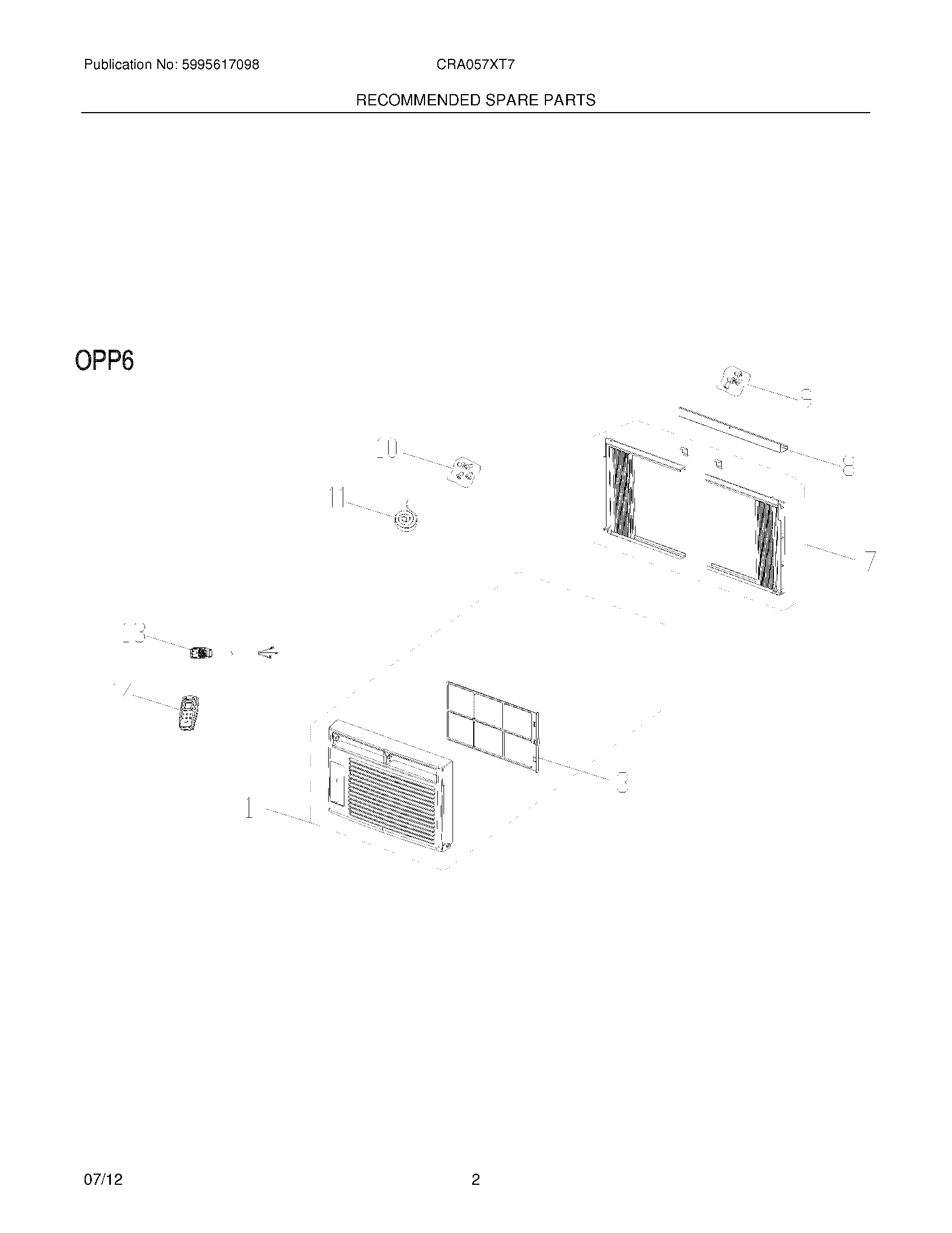 03 - RECOMMENDED SPARE PARTS