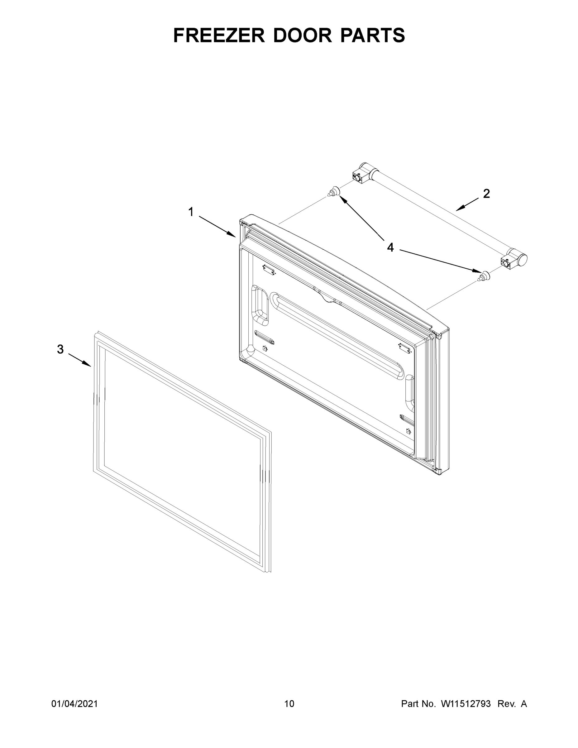 06 - FREEZER DOOR PARTS