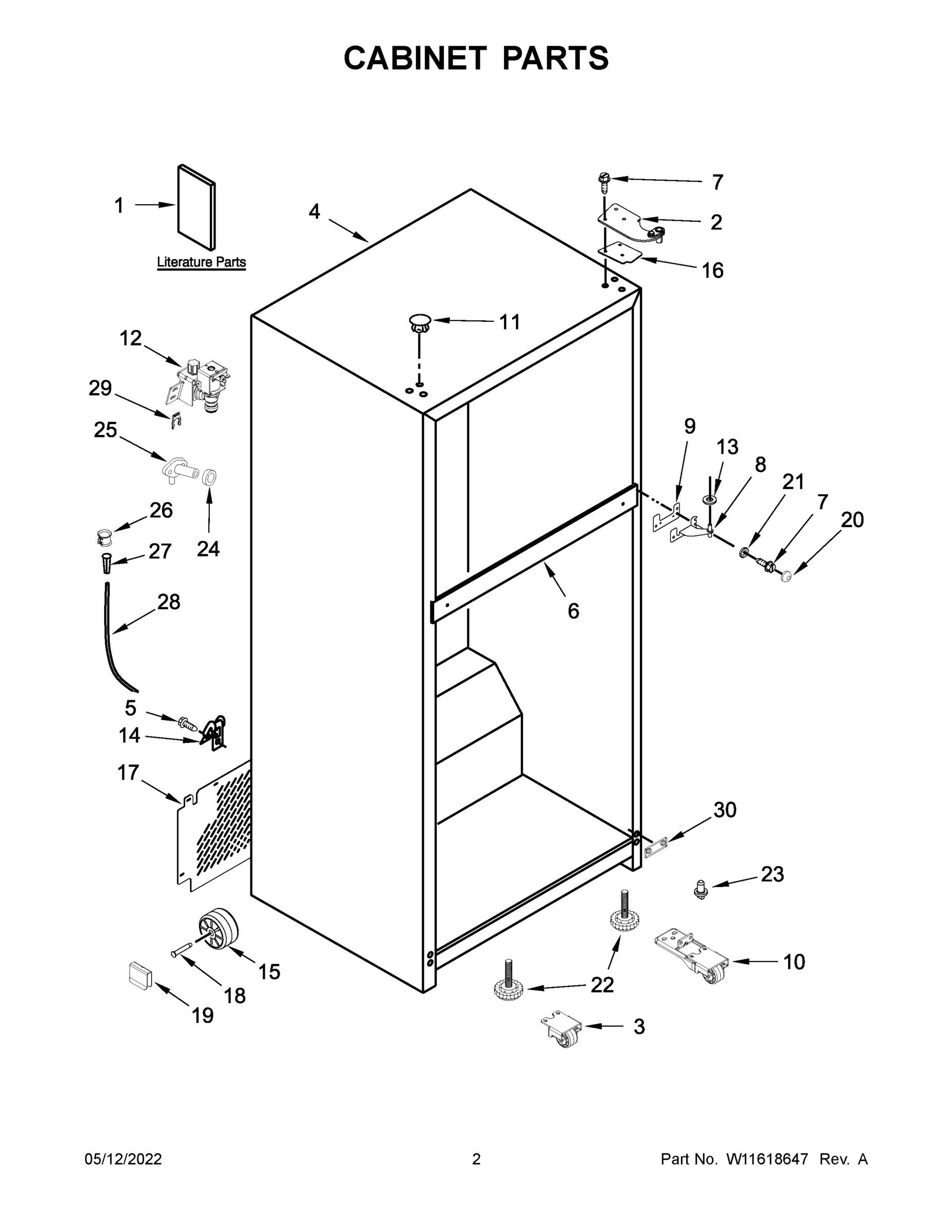 02 - CABINET PARTS
