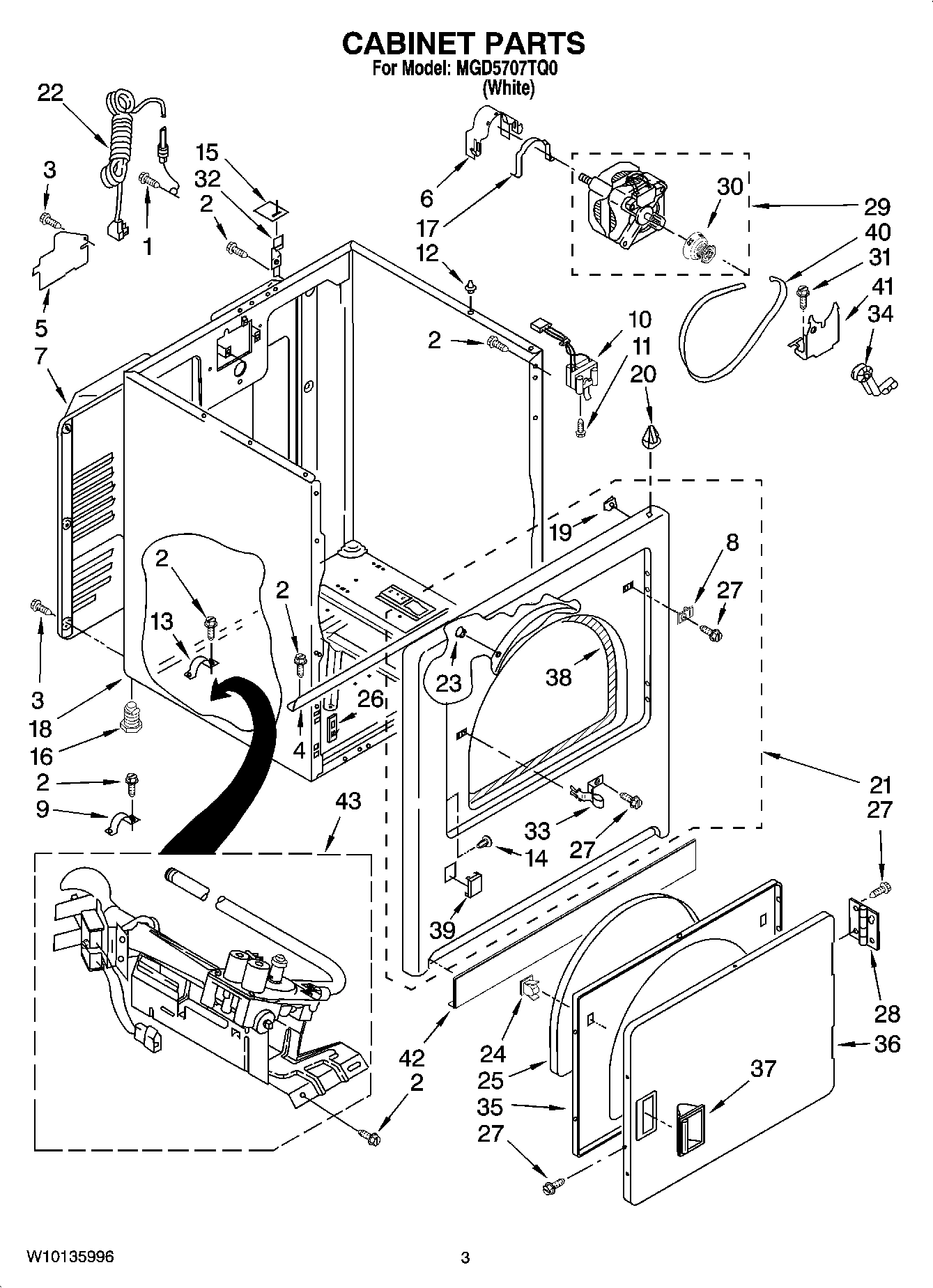 02 - CABINET PARTS