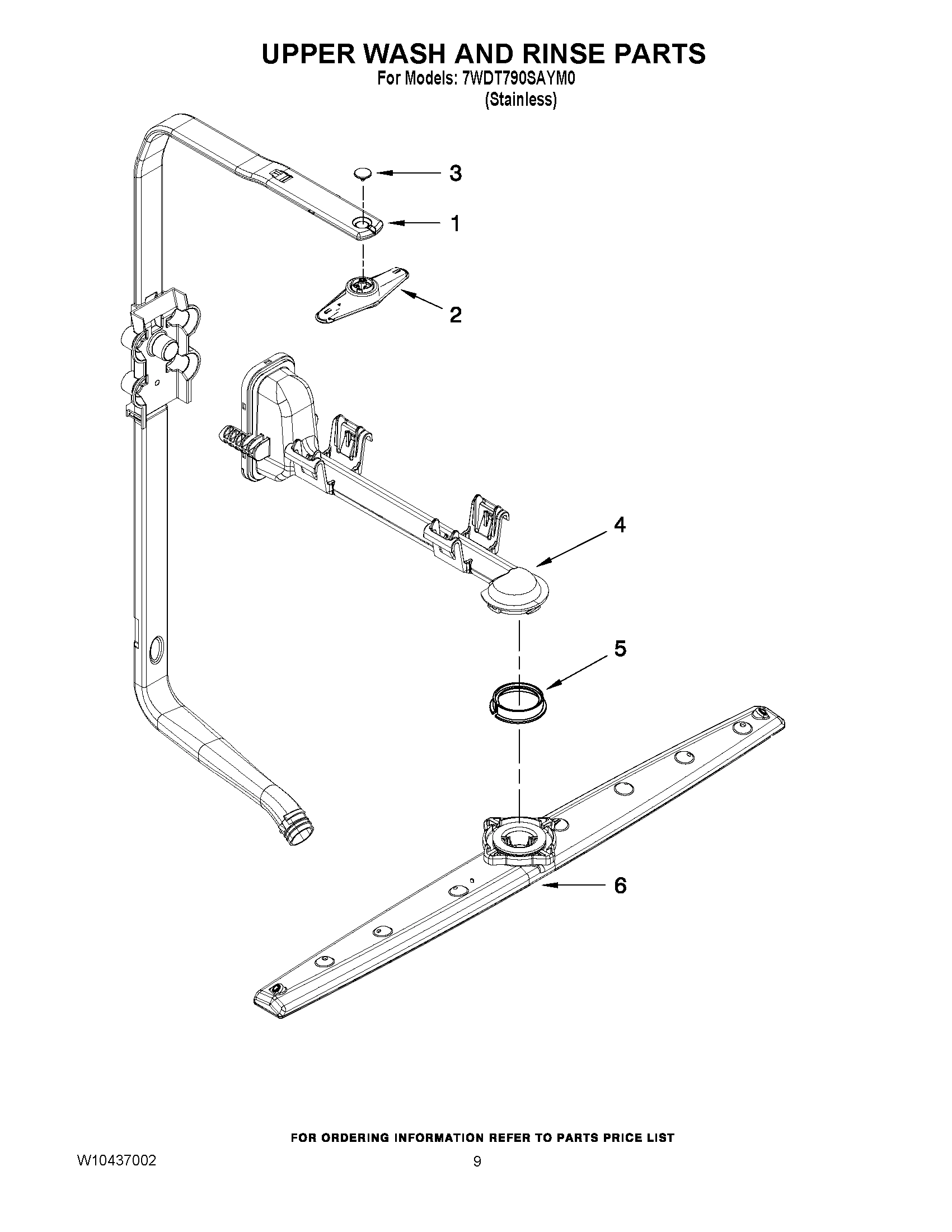 07 - UPPER WASH AND RINSE PARTS