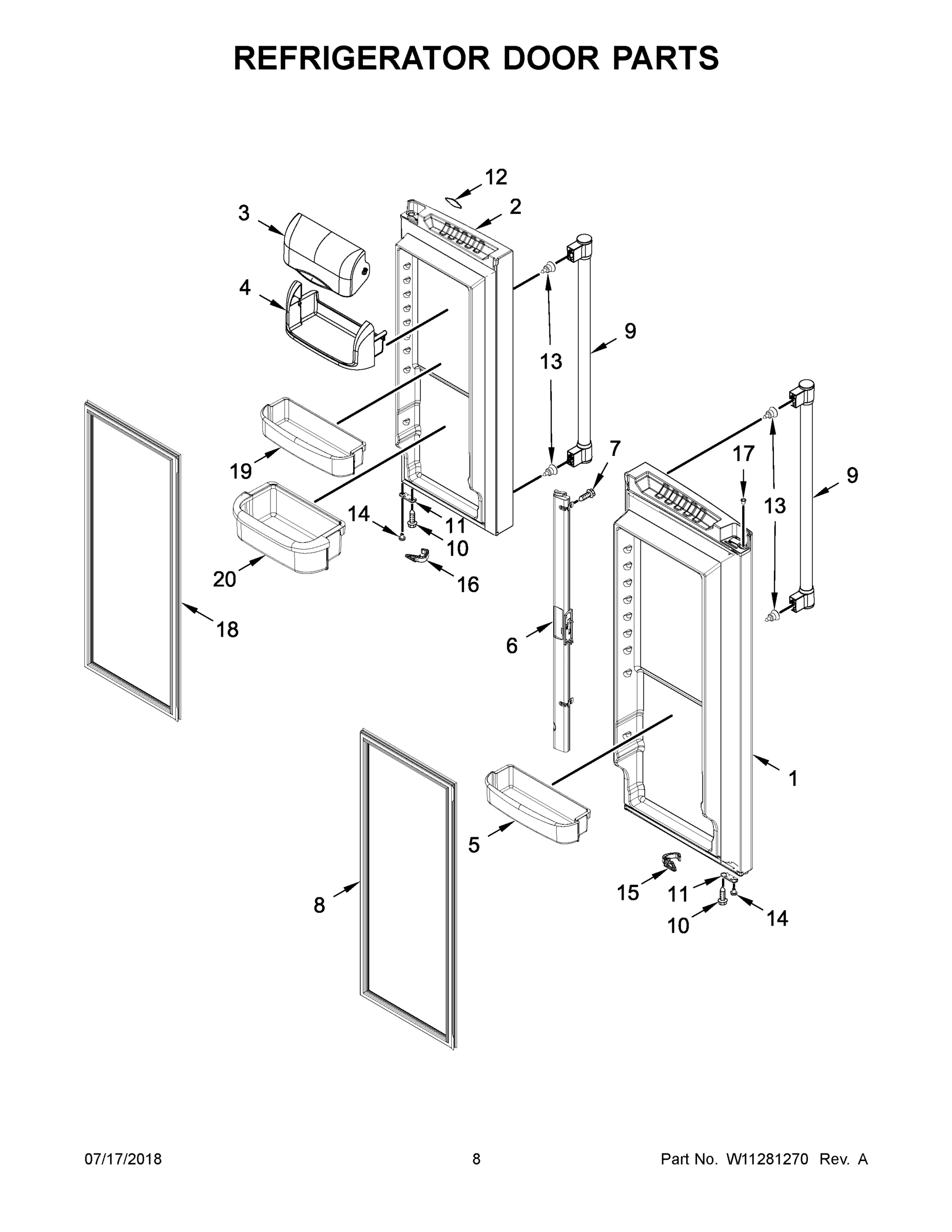 05 - REFRIGERATOR DOOR PARTS