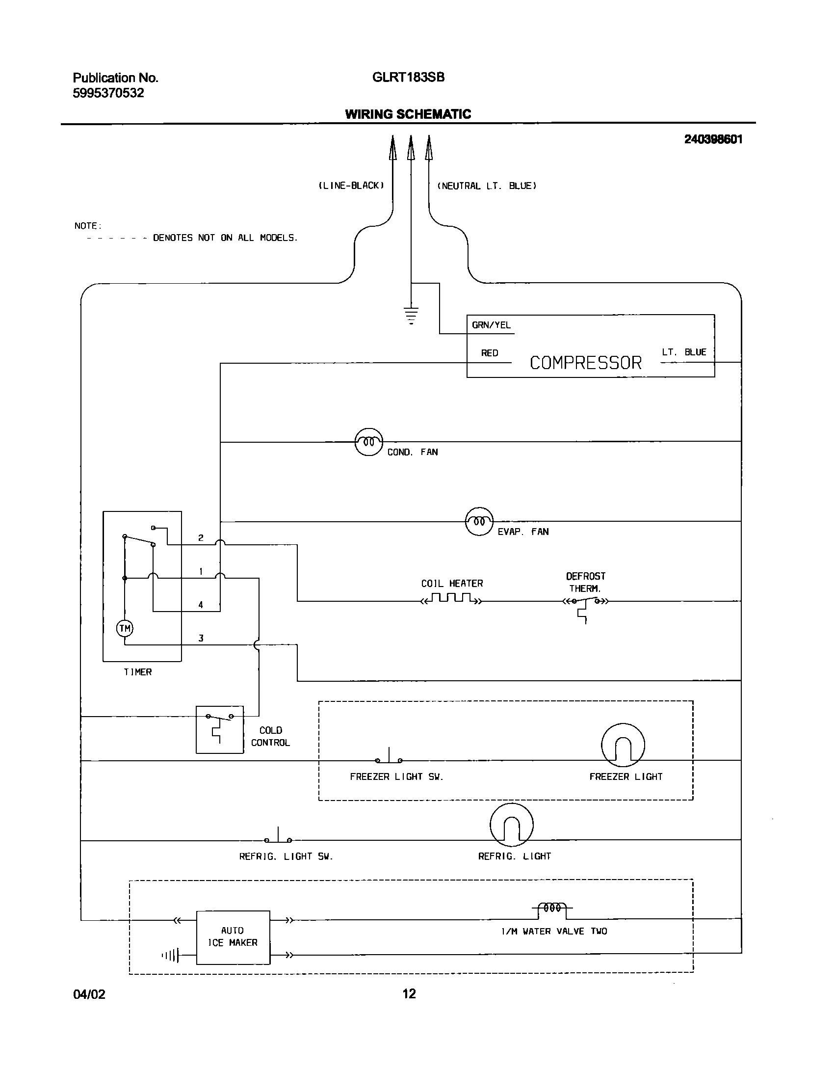12 - WIRING SCHEMATIC