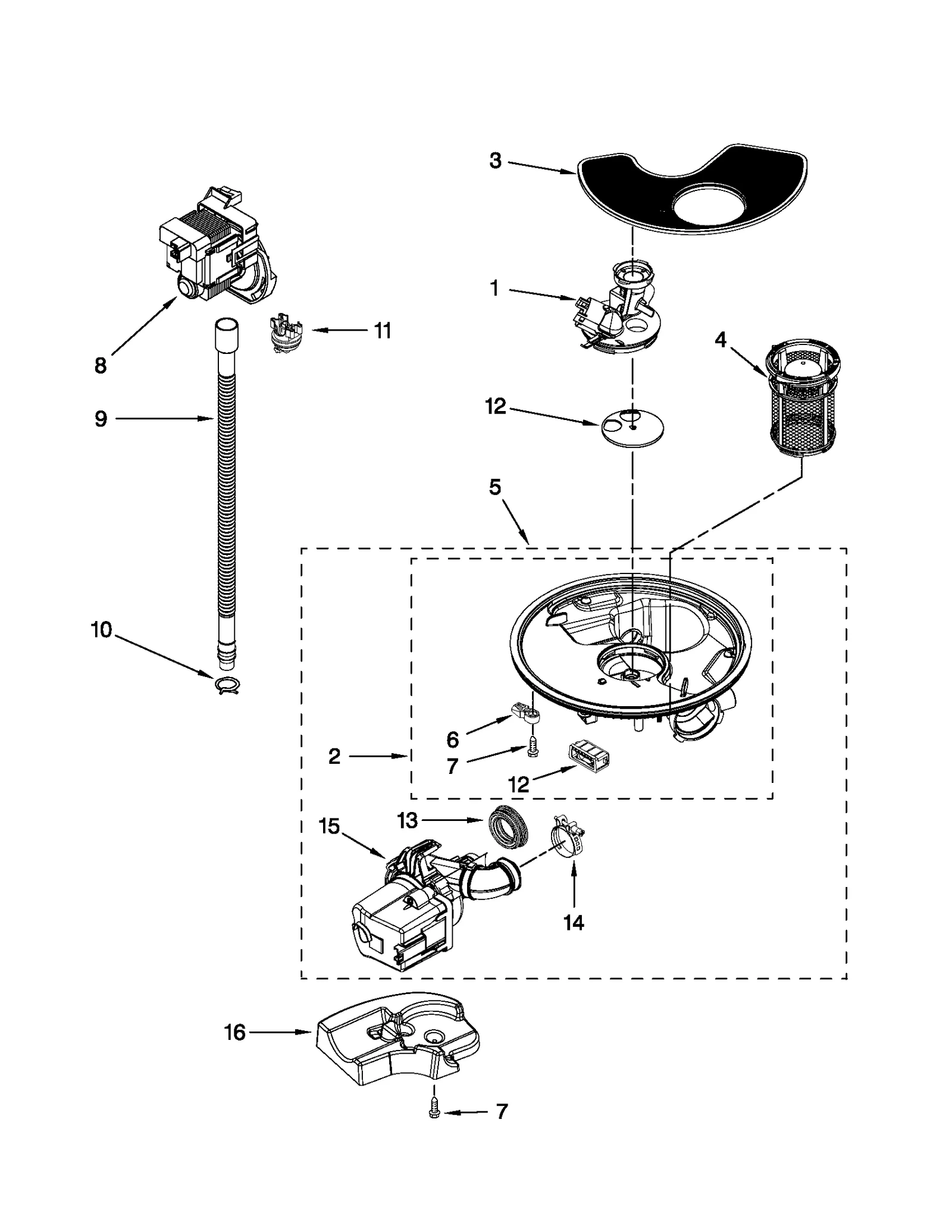 PUMP AND MOTOR PARTS