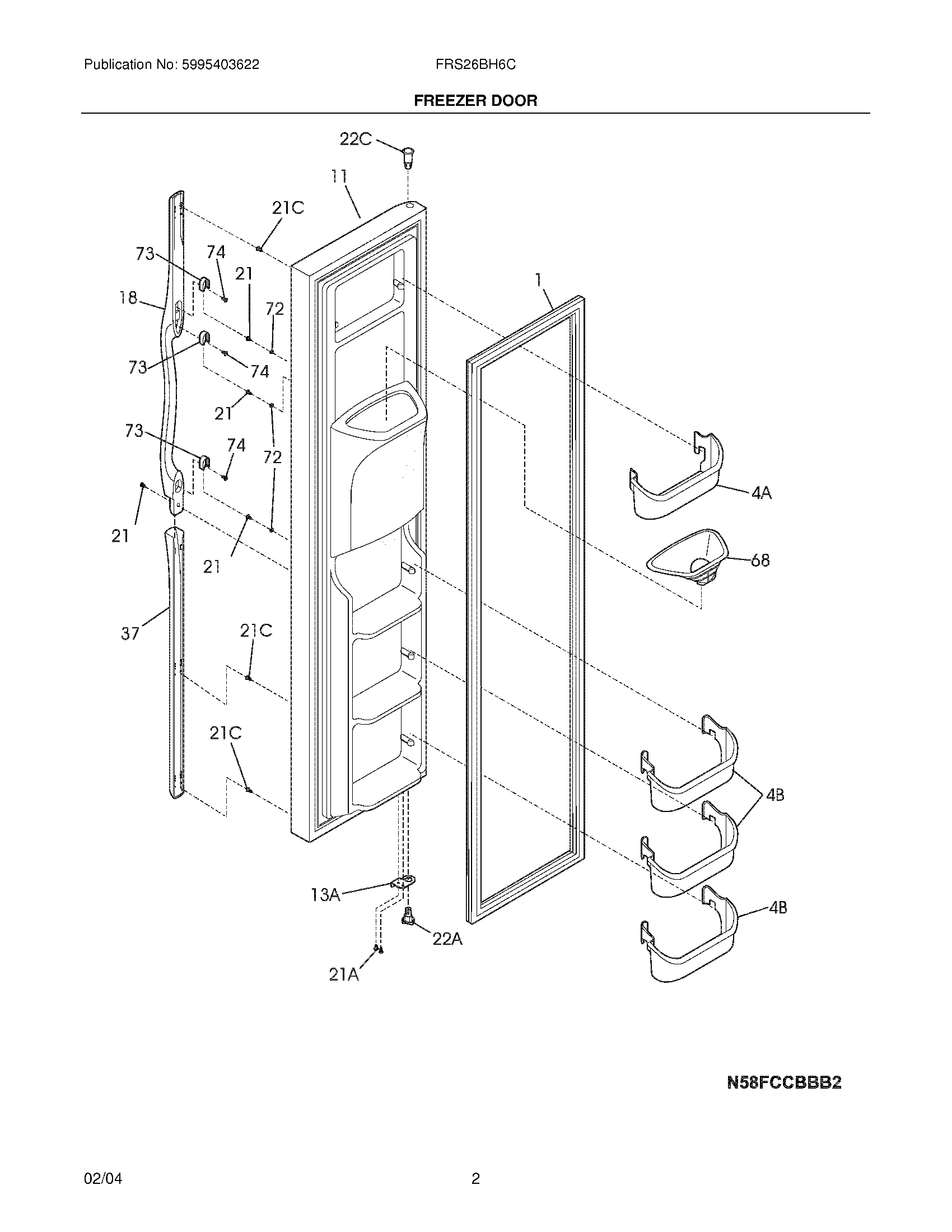 03 - FREEZER DOOR