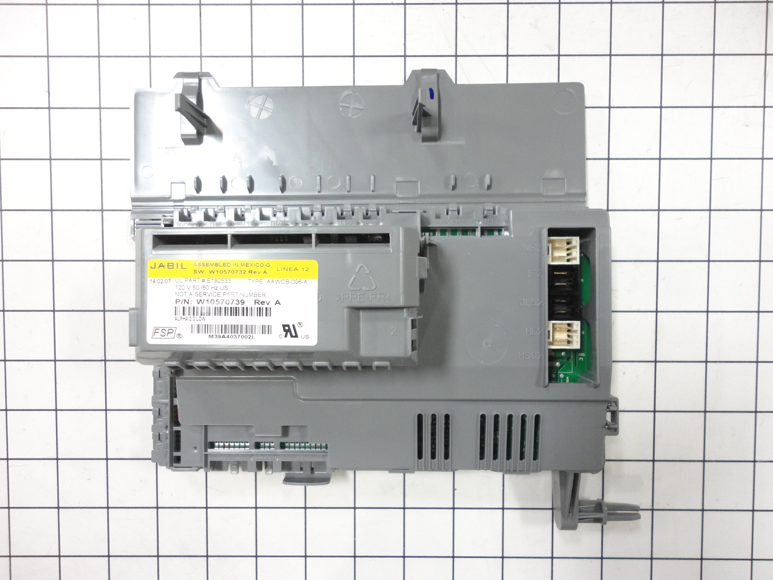 WPW10701569 Whirlpool Electronic Control Board + Core