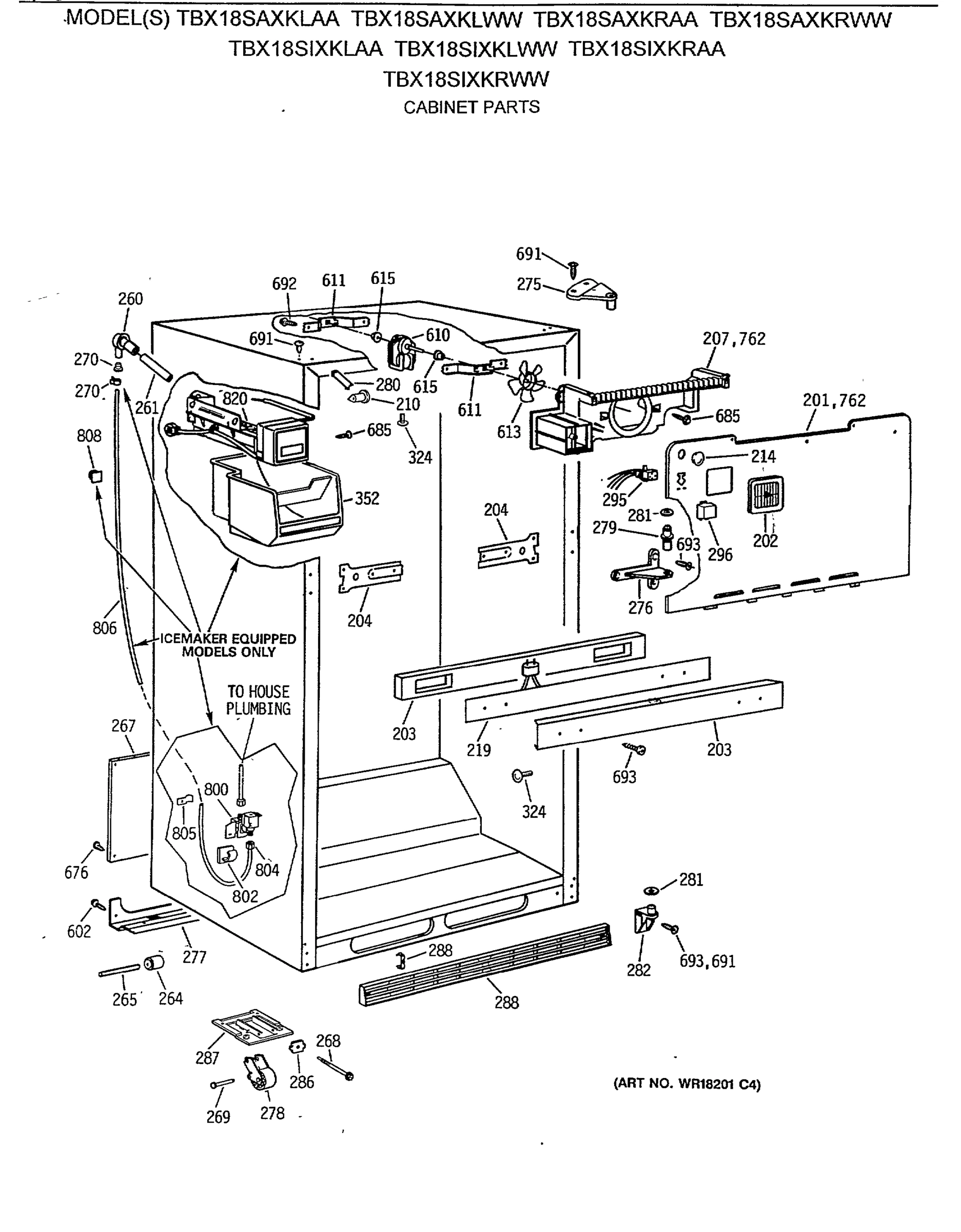 CABINET PARTS