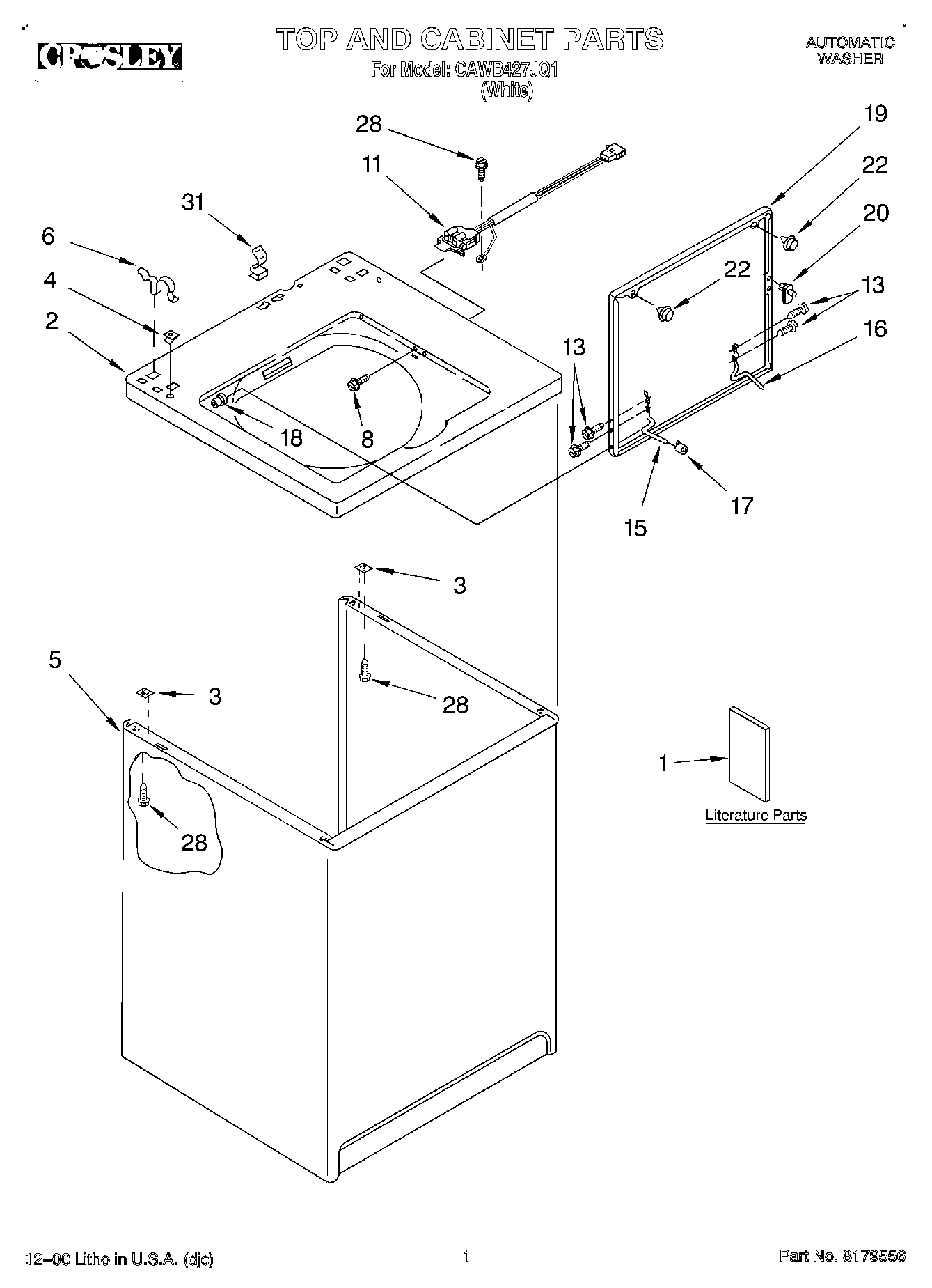 01 - TOP AND CABINET, LITERATURE