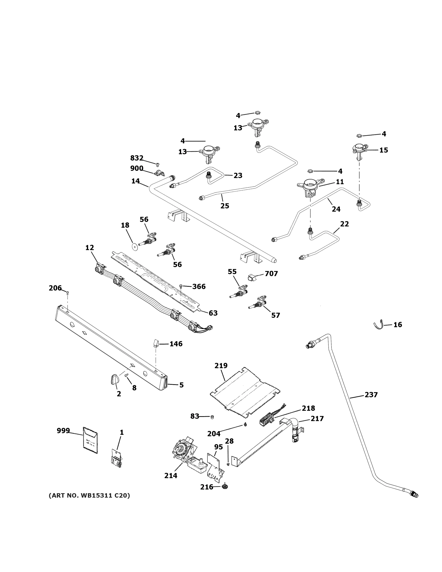 GAS & BURNER PARTS