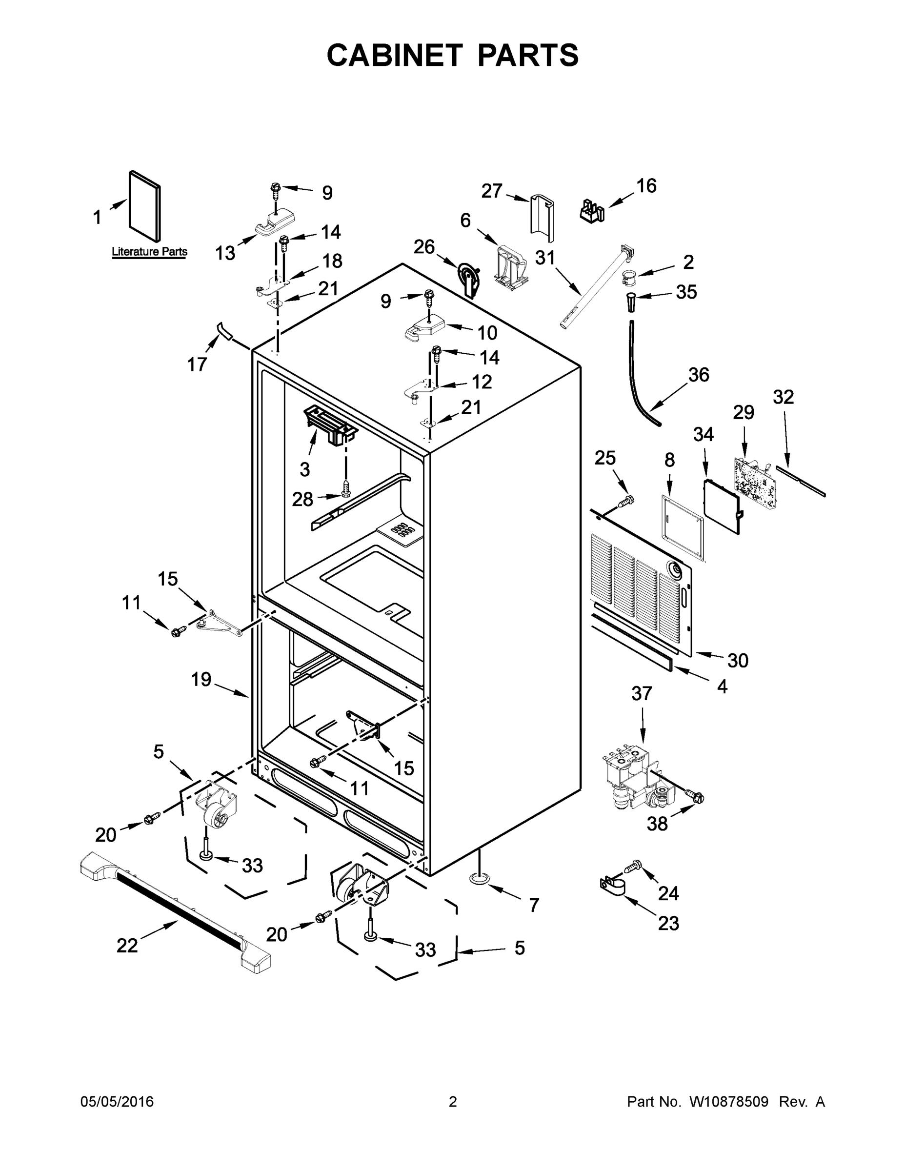 02 - CABINET PARTS