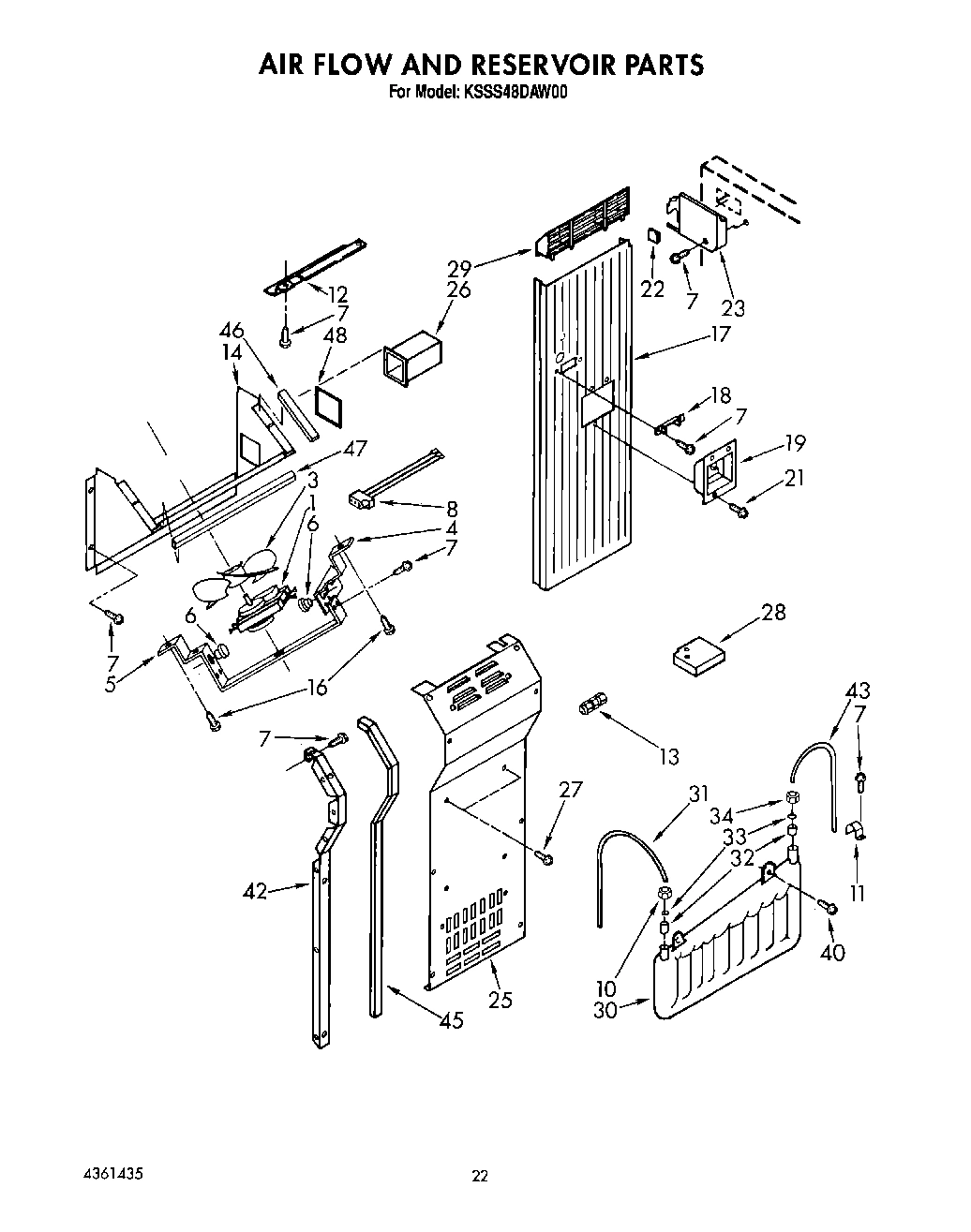 16 - AIR FLOW AND RESERVOIR