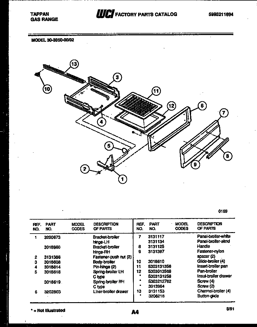 04 - BROILER DRAWER PARTS