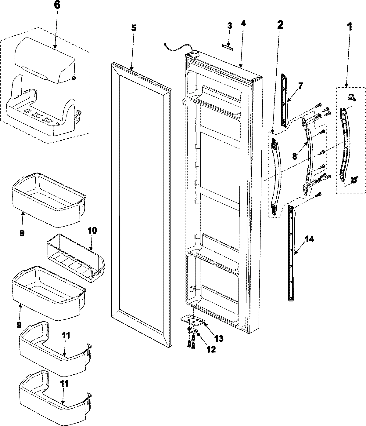 11 - REFRIGERATOR DOOR