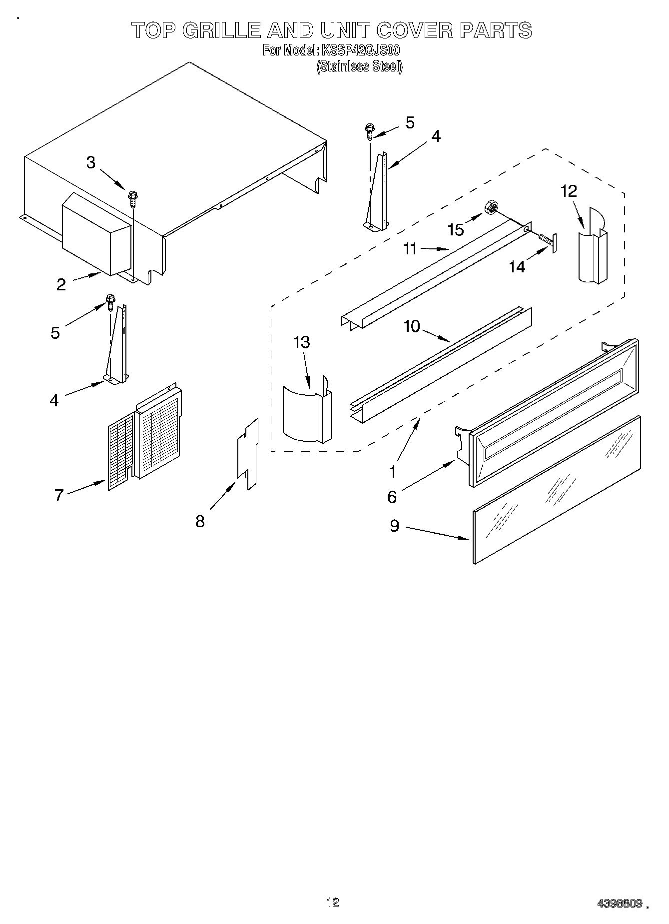 09 - TOP GRILLE AND UNIT COVER