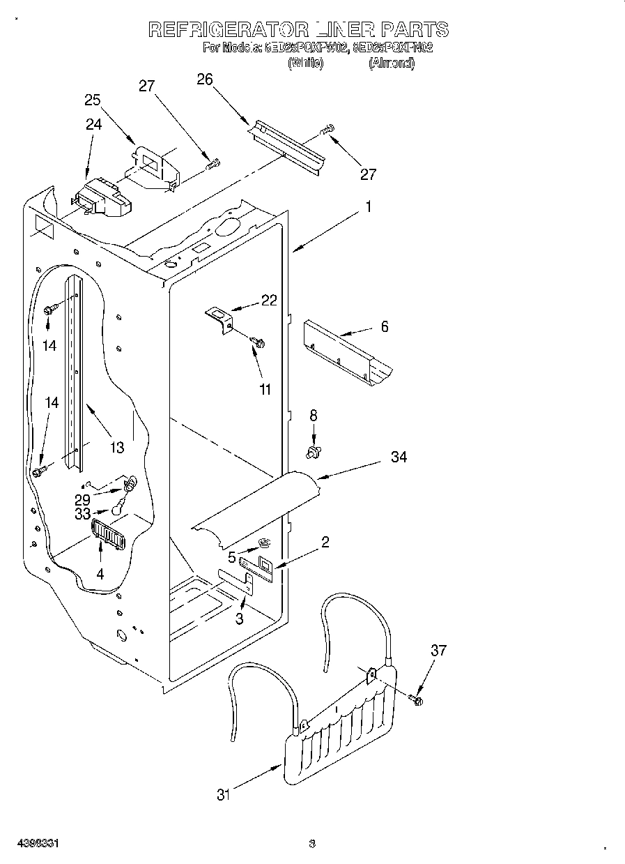02 - REFRIGERATOR LINER